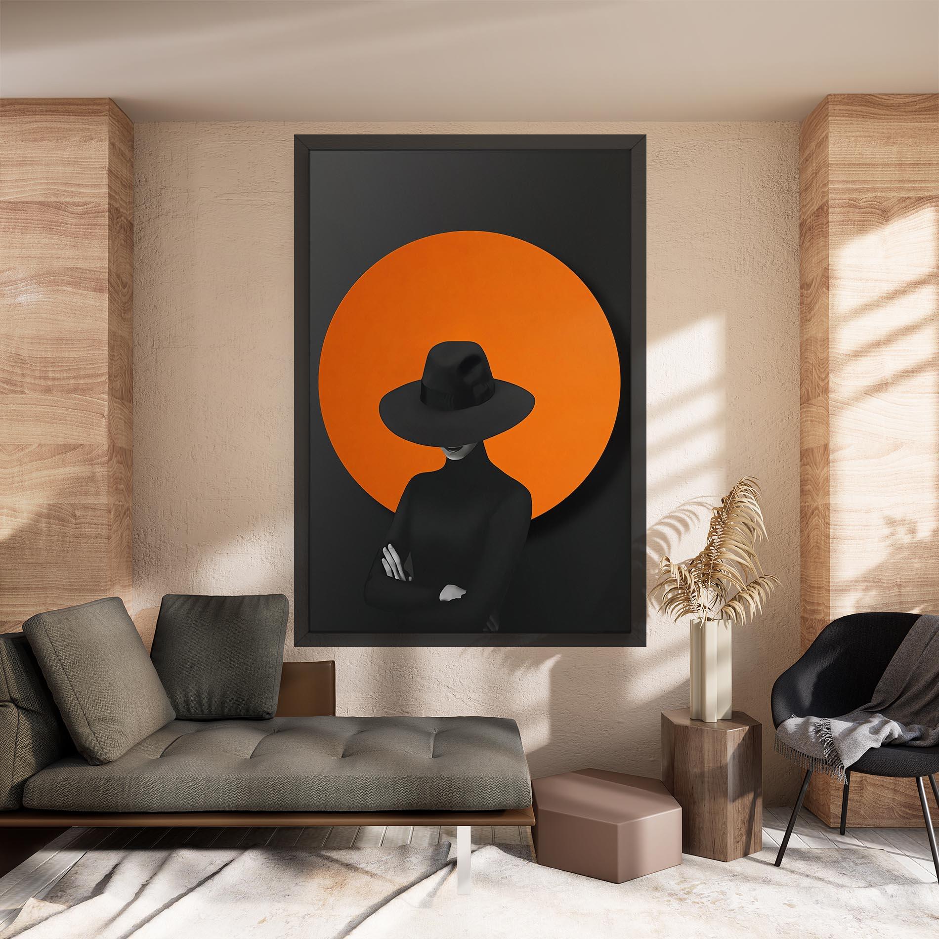 Tablou Canvas Black Fashion mockup 8