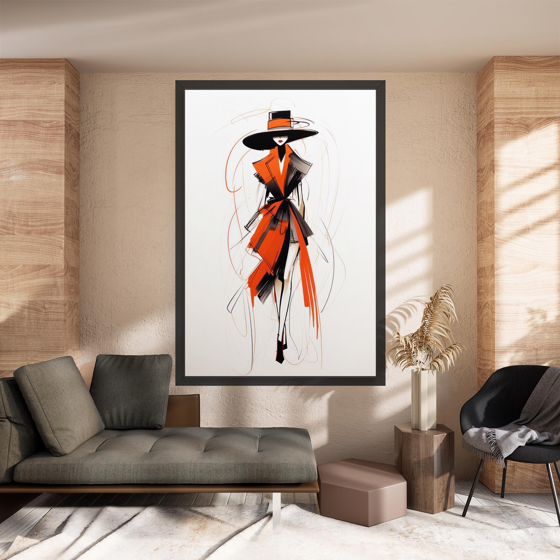 Tablou Canvas Handdrawn Doodle mockup 8