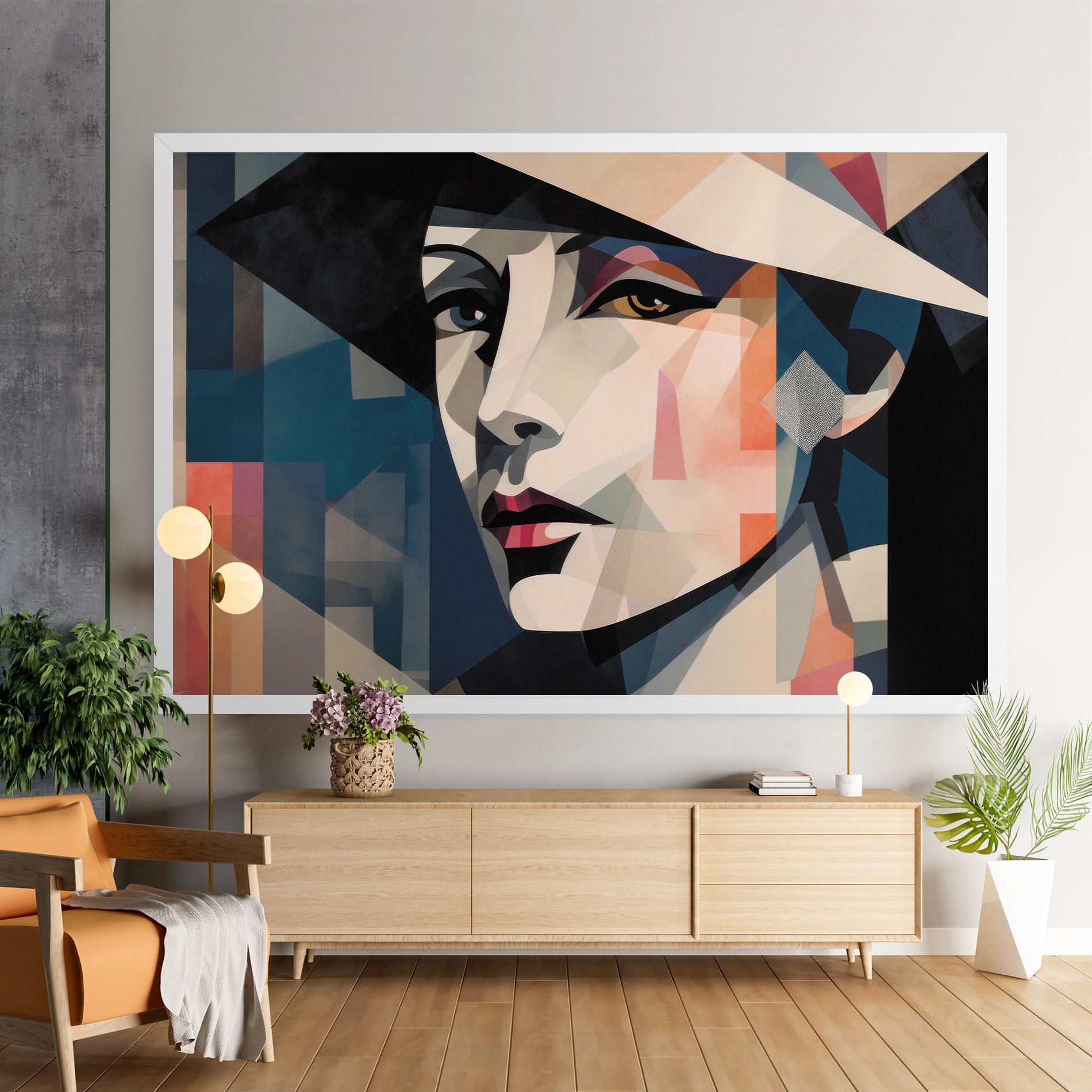 Tablou Canvas Chicago Portrait mockup 9