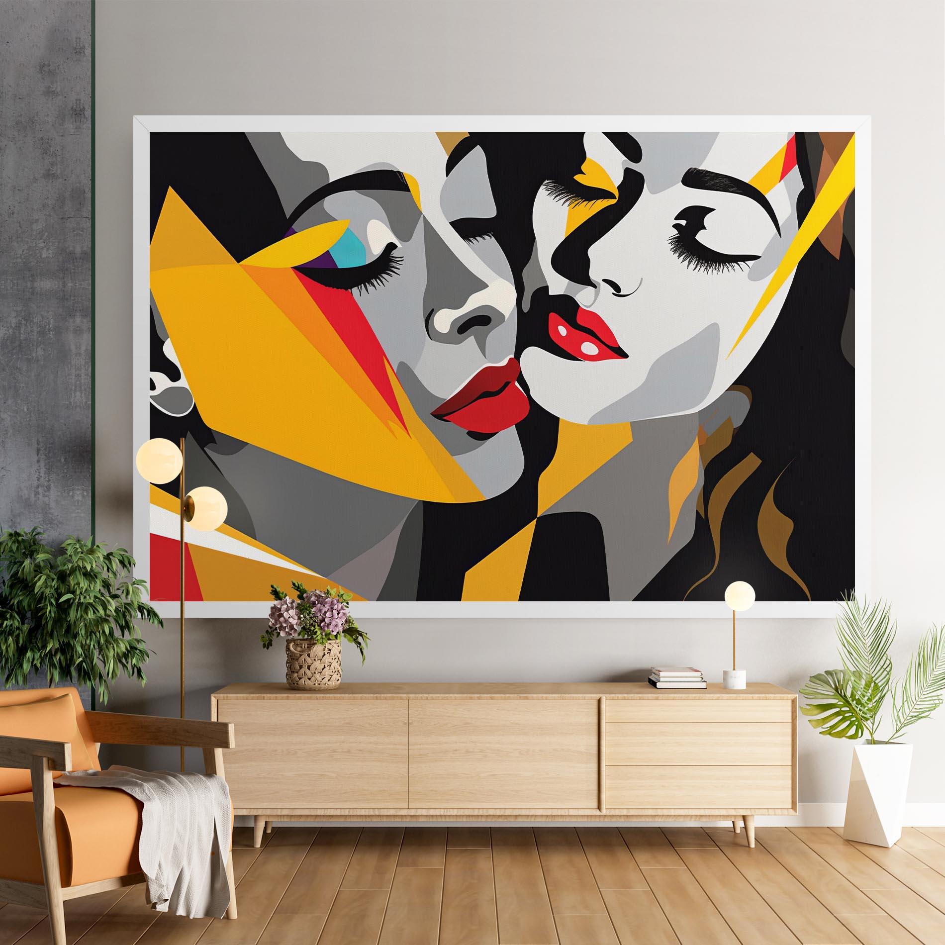 Tablou Canvas Dreamy Modern Female mockup 9