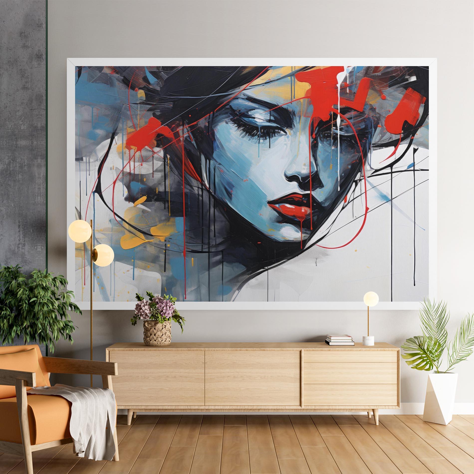 Tablou Canvas Edgy Woman mockup 9