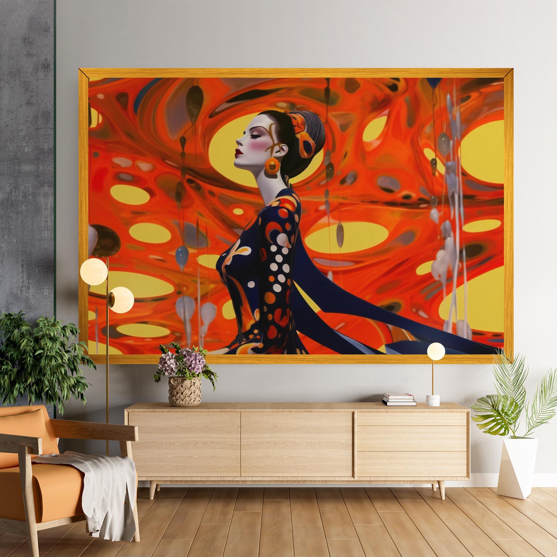 Tablou Canvas Big Orange Accesories mockup 9