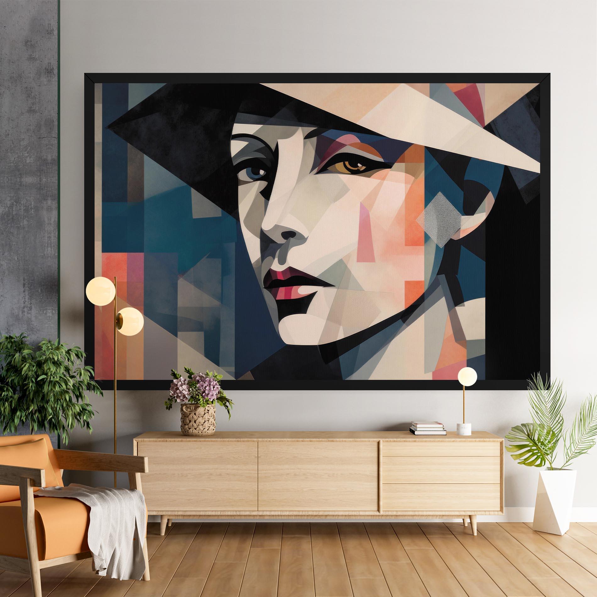 Tablou Canvas Chicago Portrait mockup 9