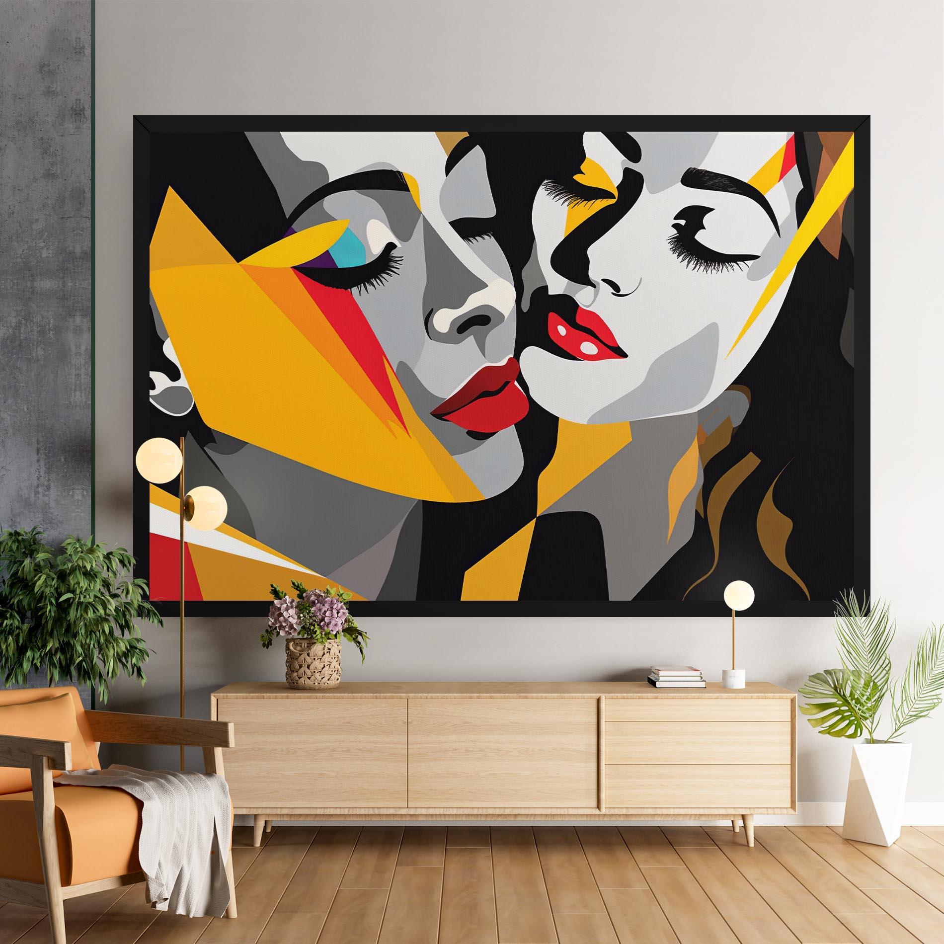 Tablou Canvas Dreamy Modern Female mockup 9