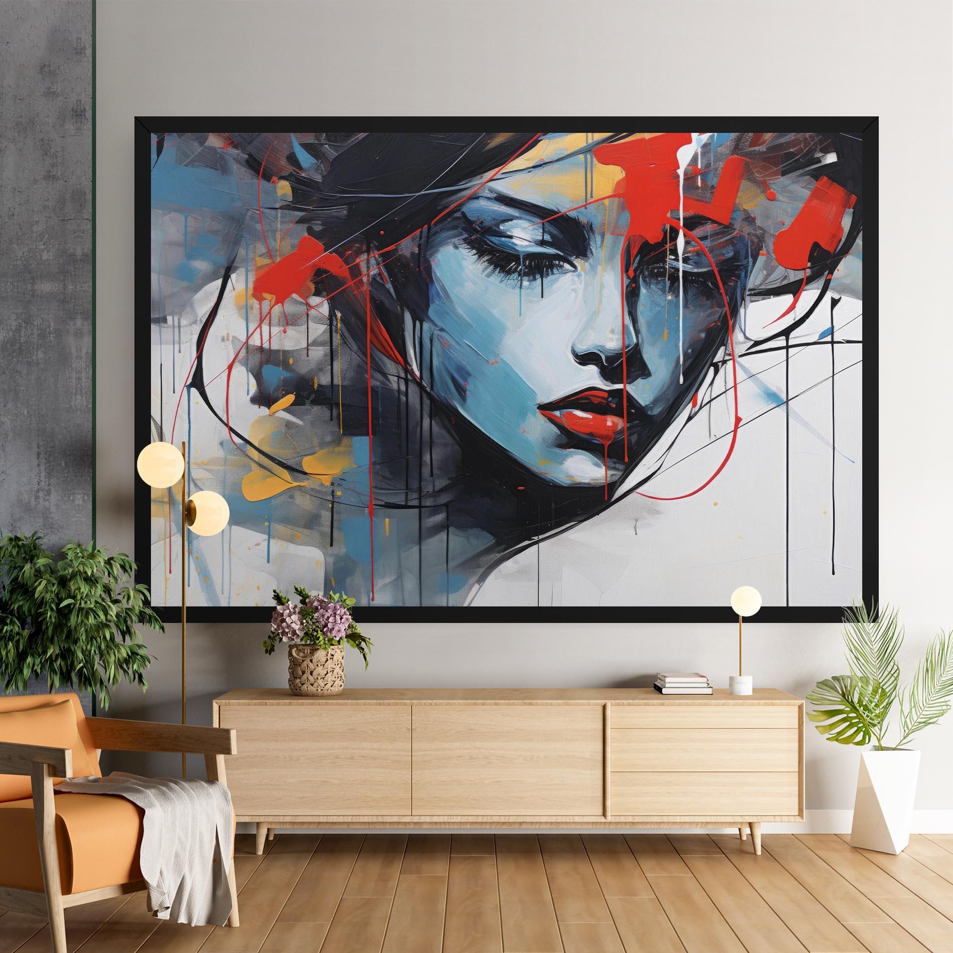 Tablou Canvas Edgy Woman mockup 9