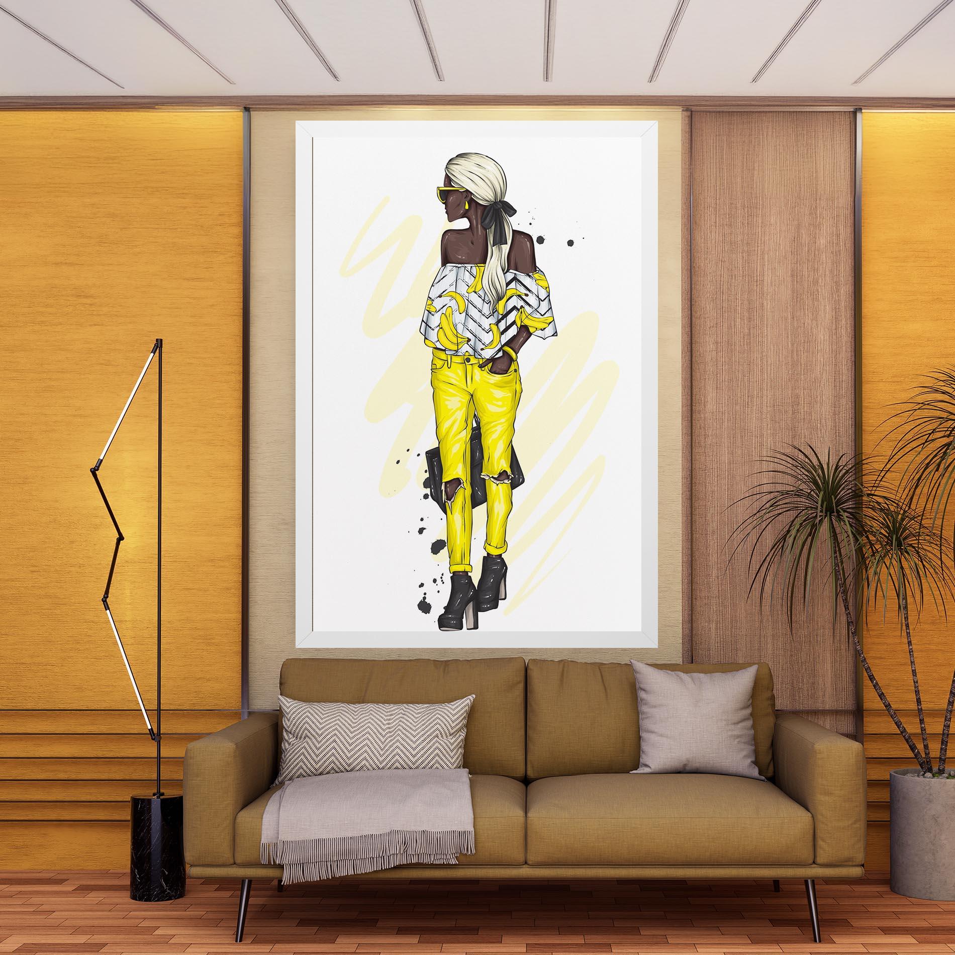 Tablou Canvas Banana Blouse mockup 9