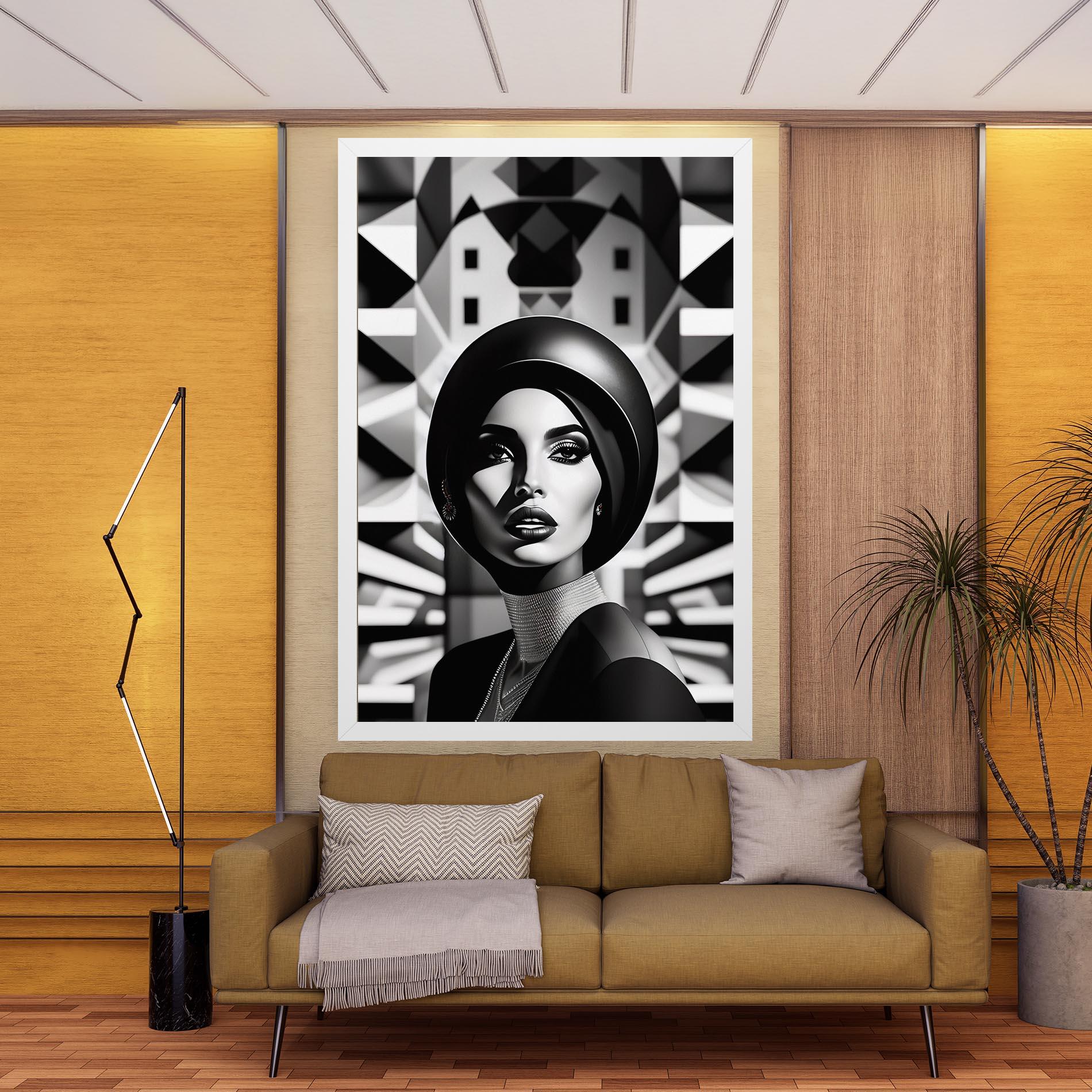 Tablou Canvas Big Black Hat mockup 9