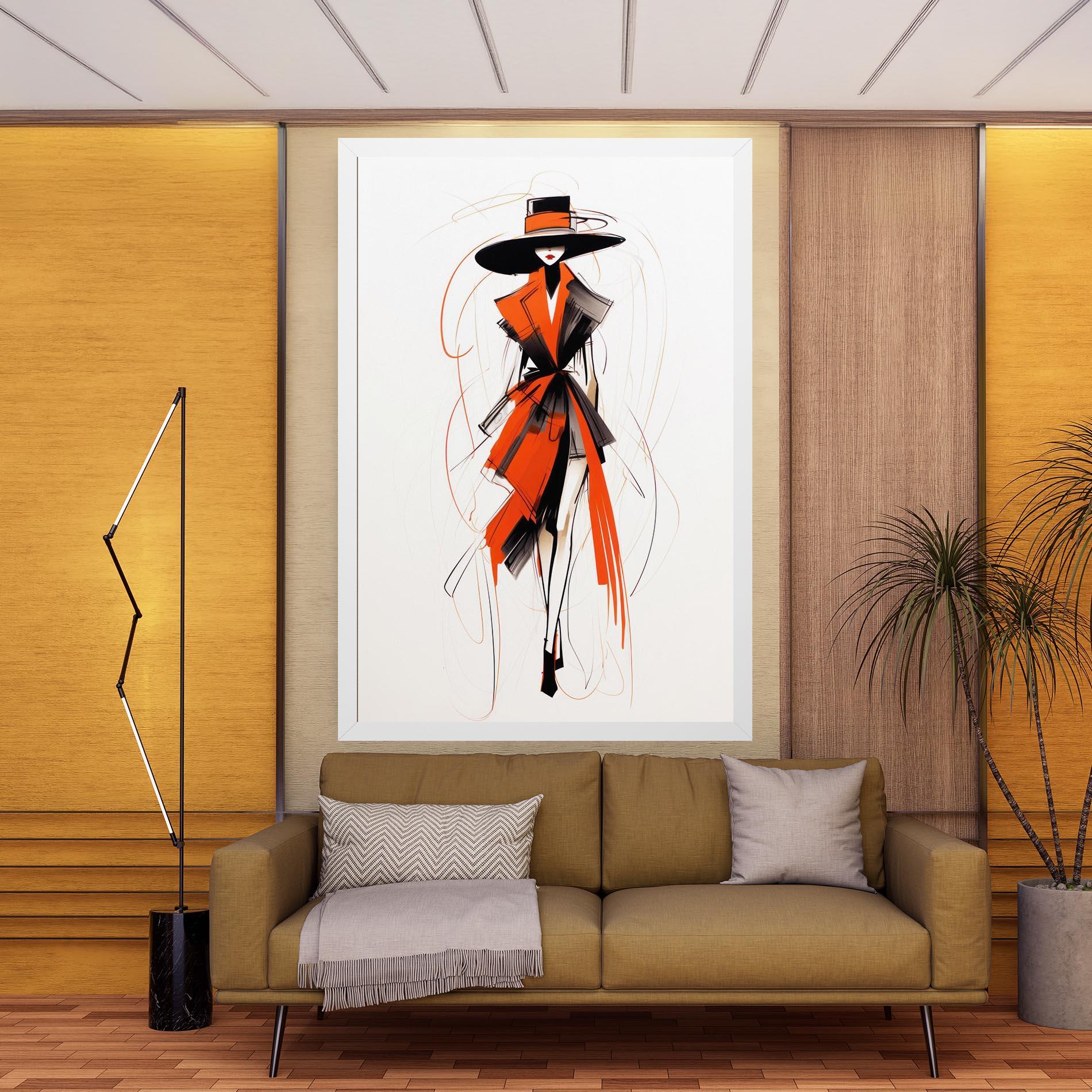 Tablou Canvas Handdrawn Doodle mockup 9