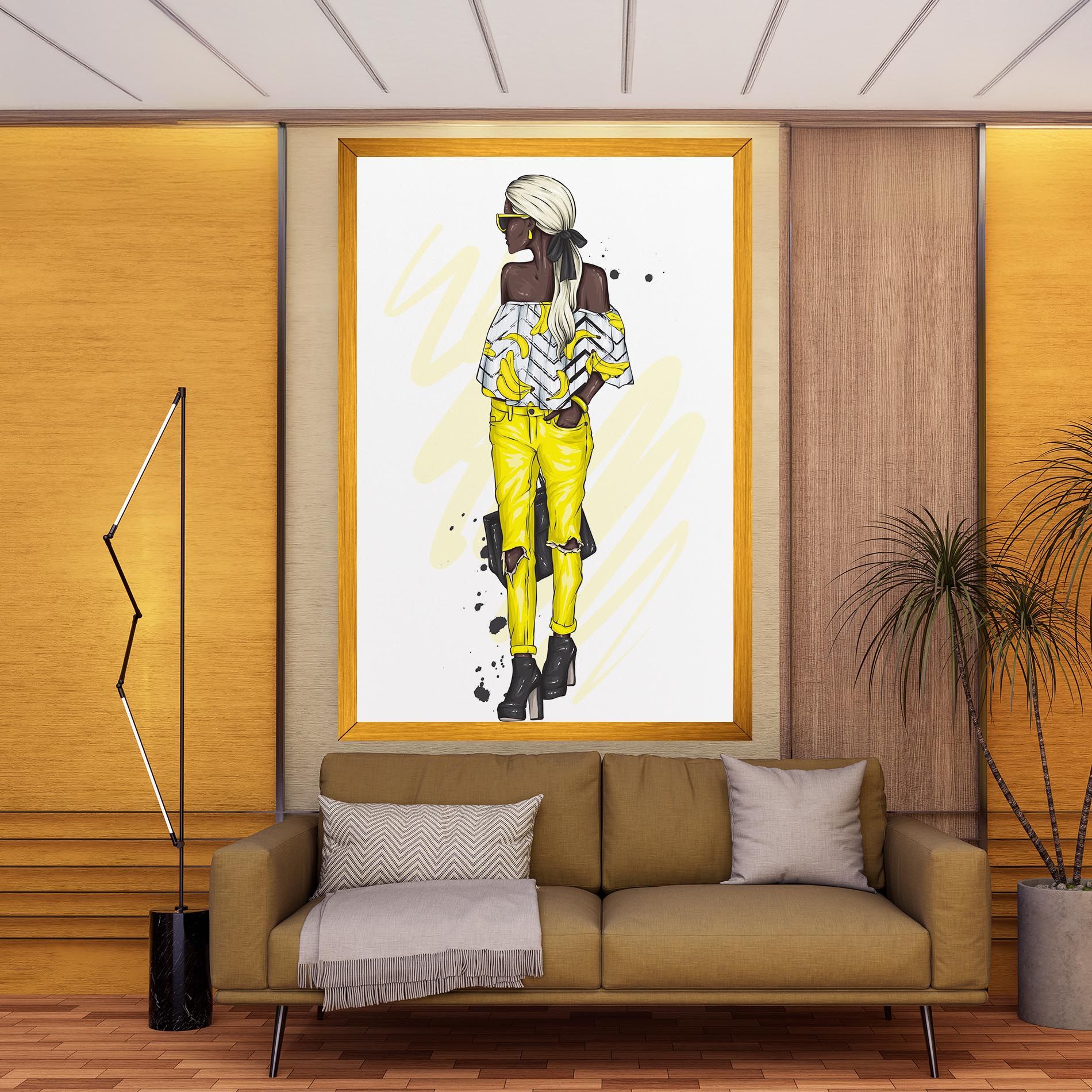 Banana Blouse mockup 9