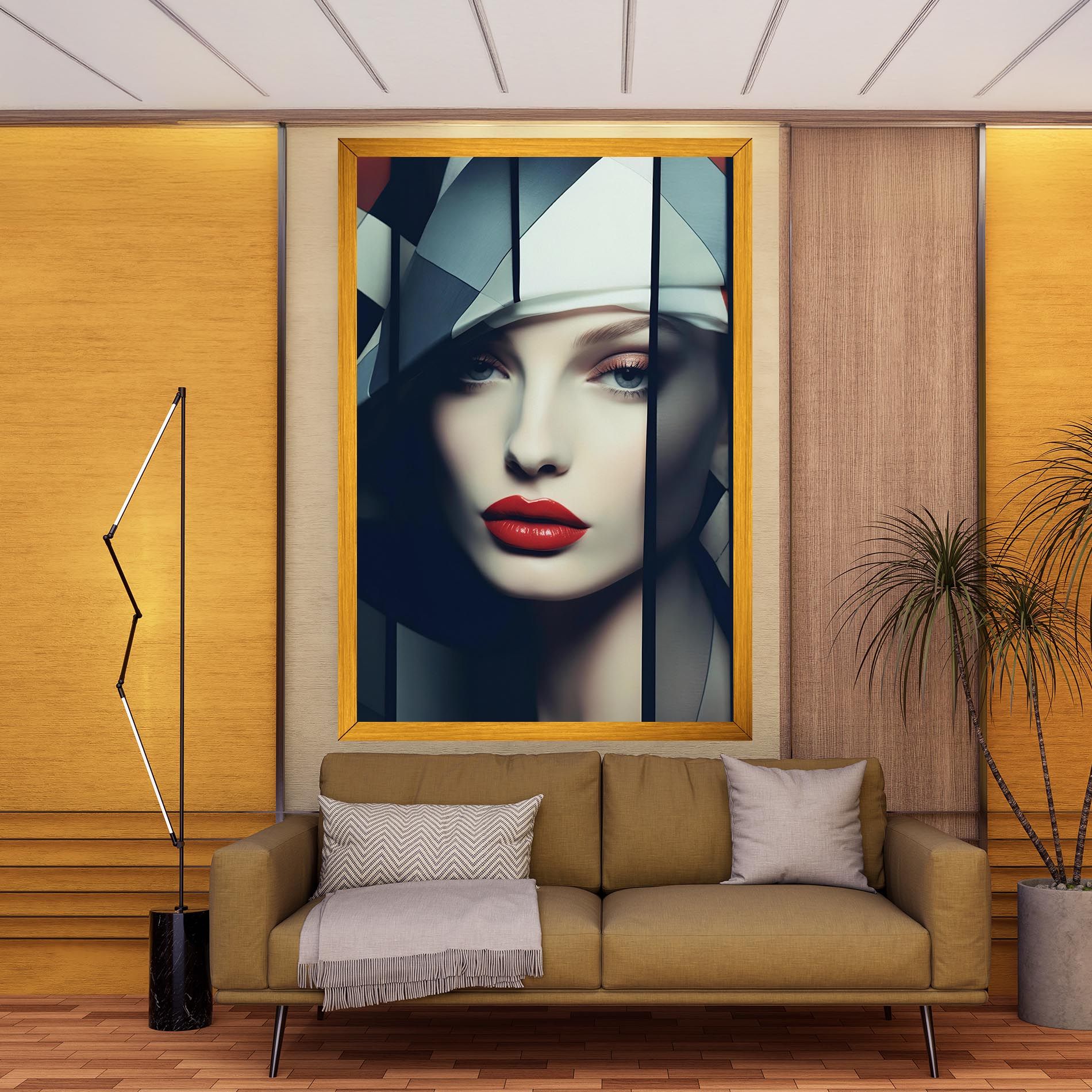 Big Juicy Lips Woman mockup 9