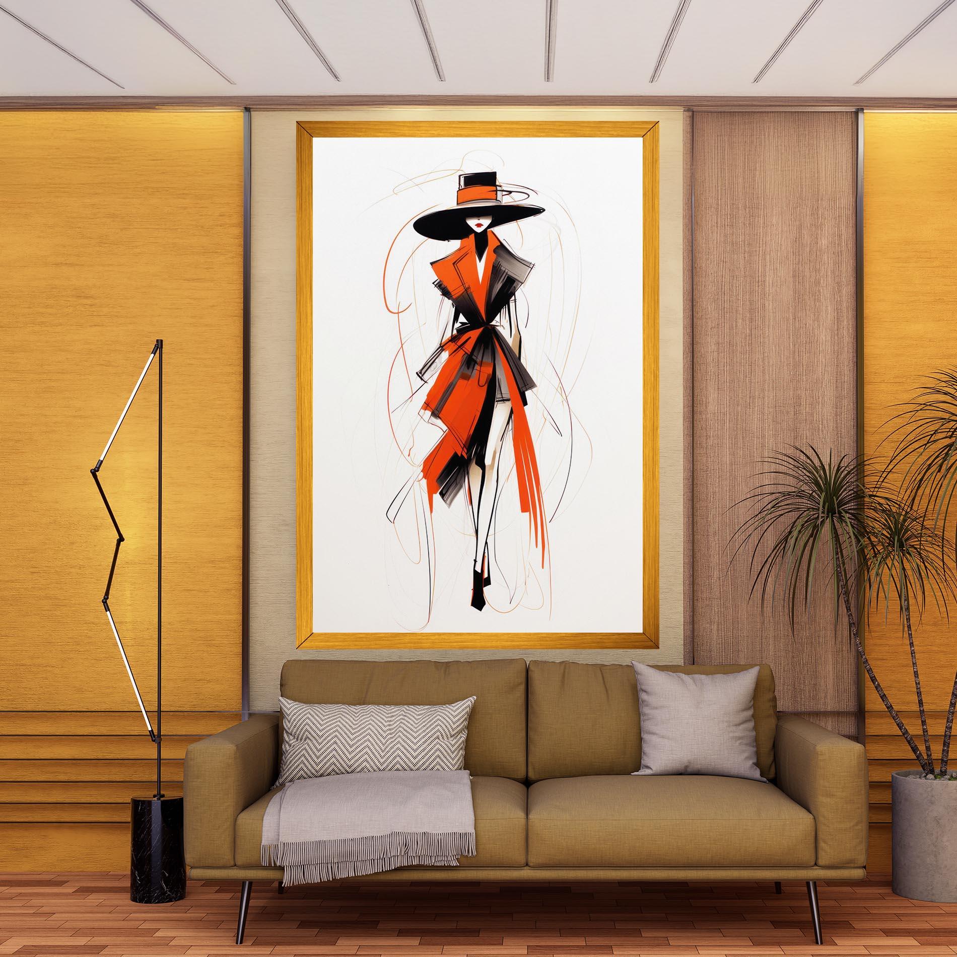 Tablou Canvas Handdrawn Doodle mockup 9