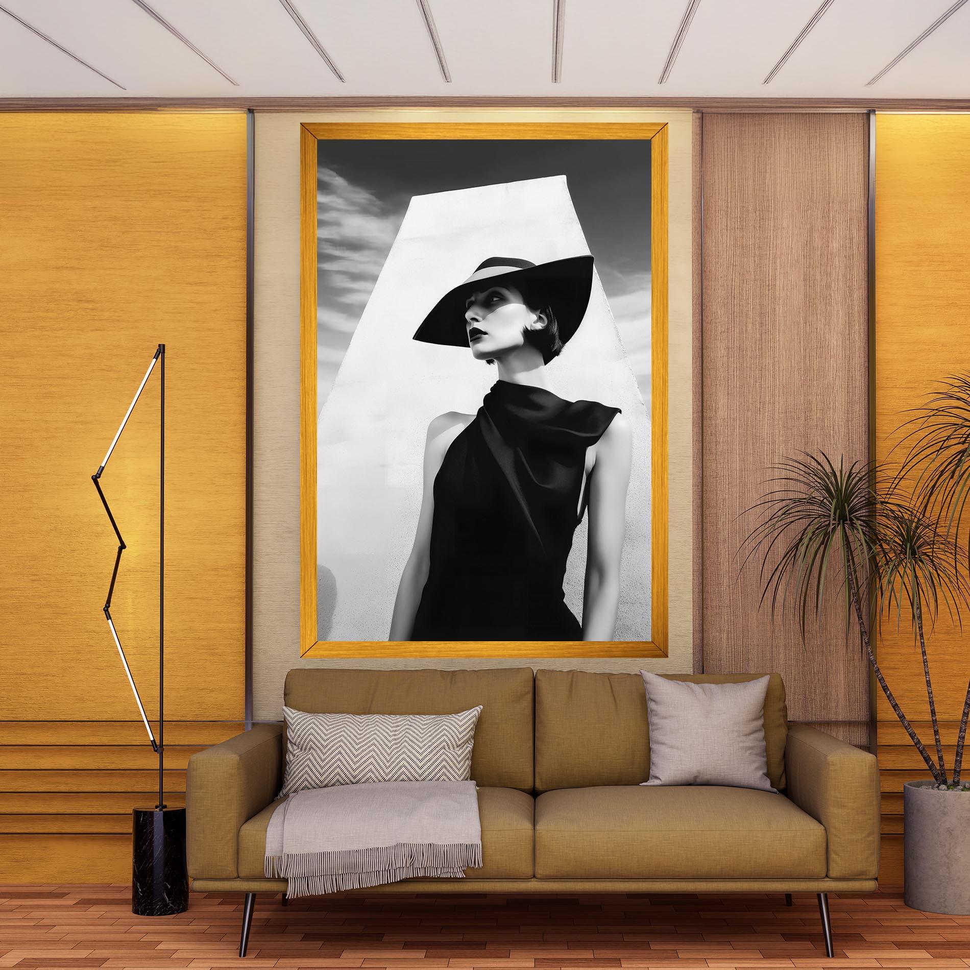 Tablou Canvas Modern Fashion Portrait mockup 9