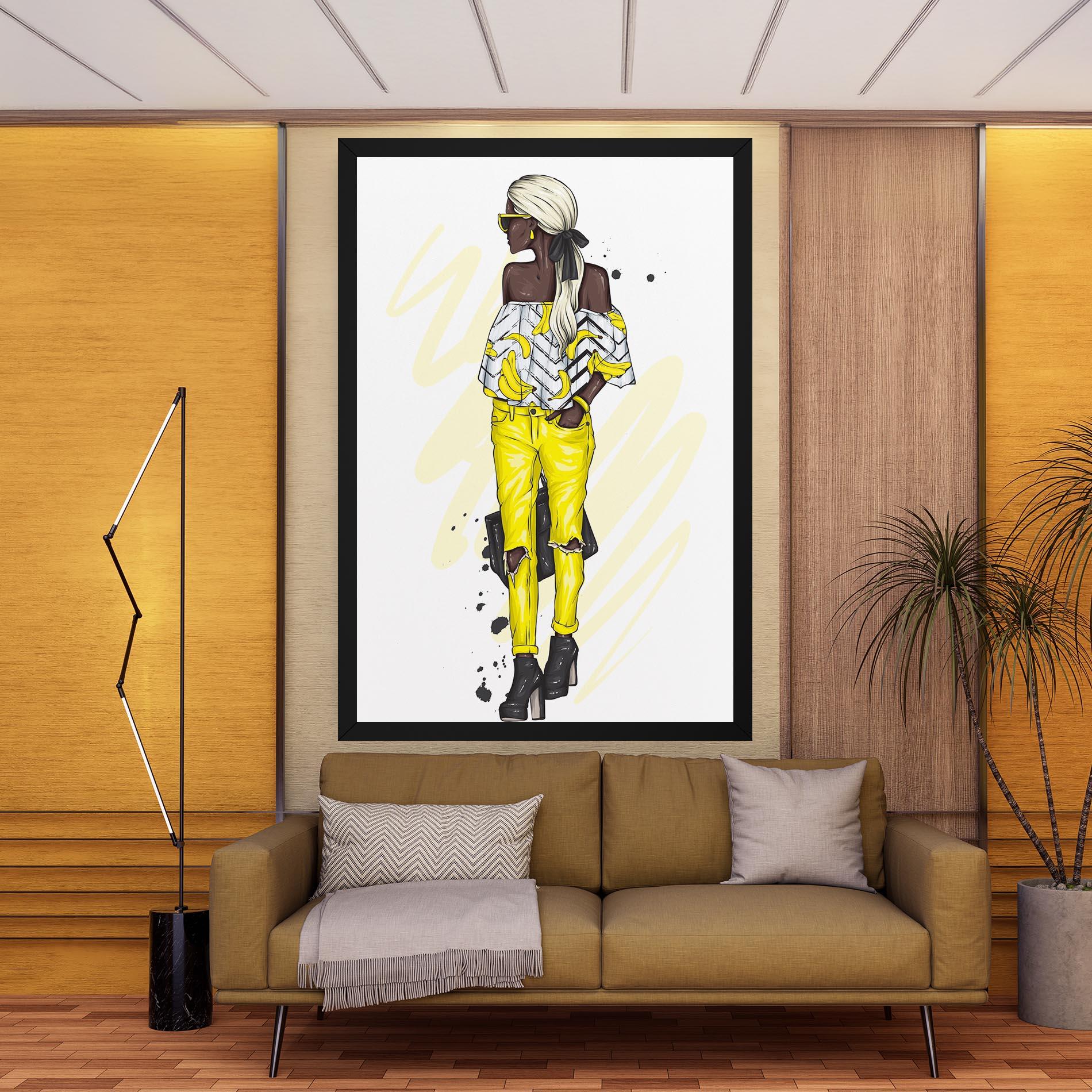 Tablou Canvas Banana Blouse mockup 9