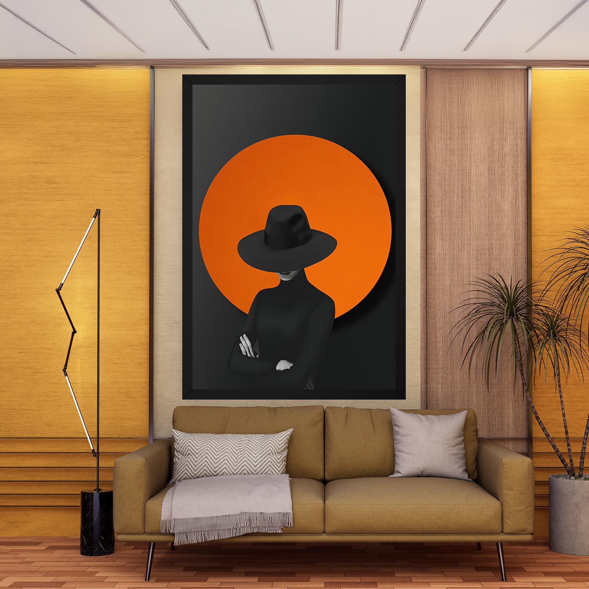 Tablou Canvas Black Fashion mockup 9