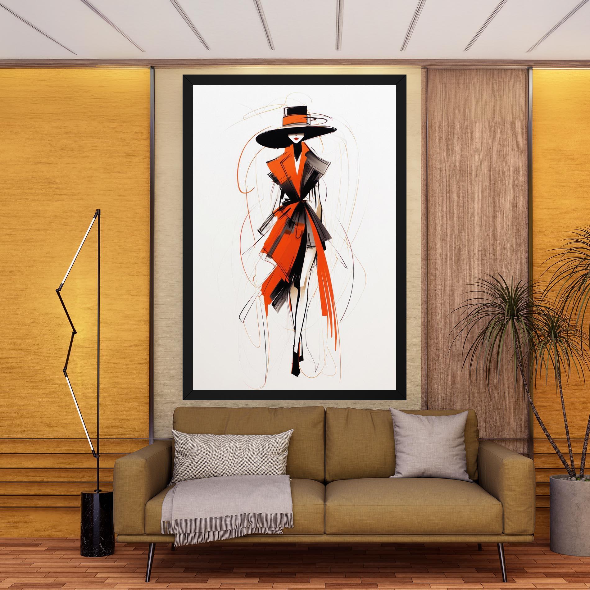 Tablou Canvas Handdrawn Doodle mockup 9