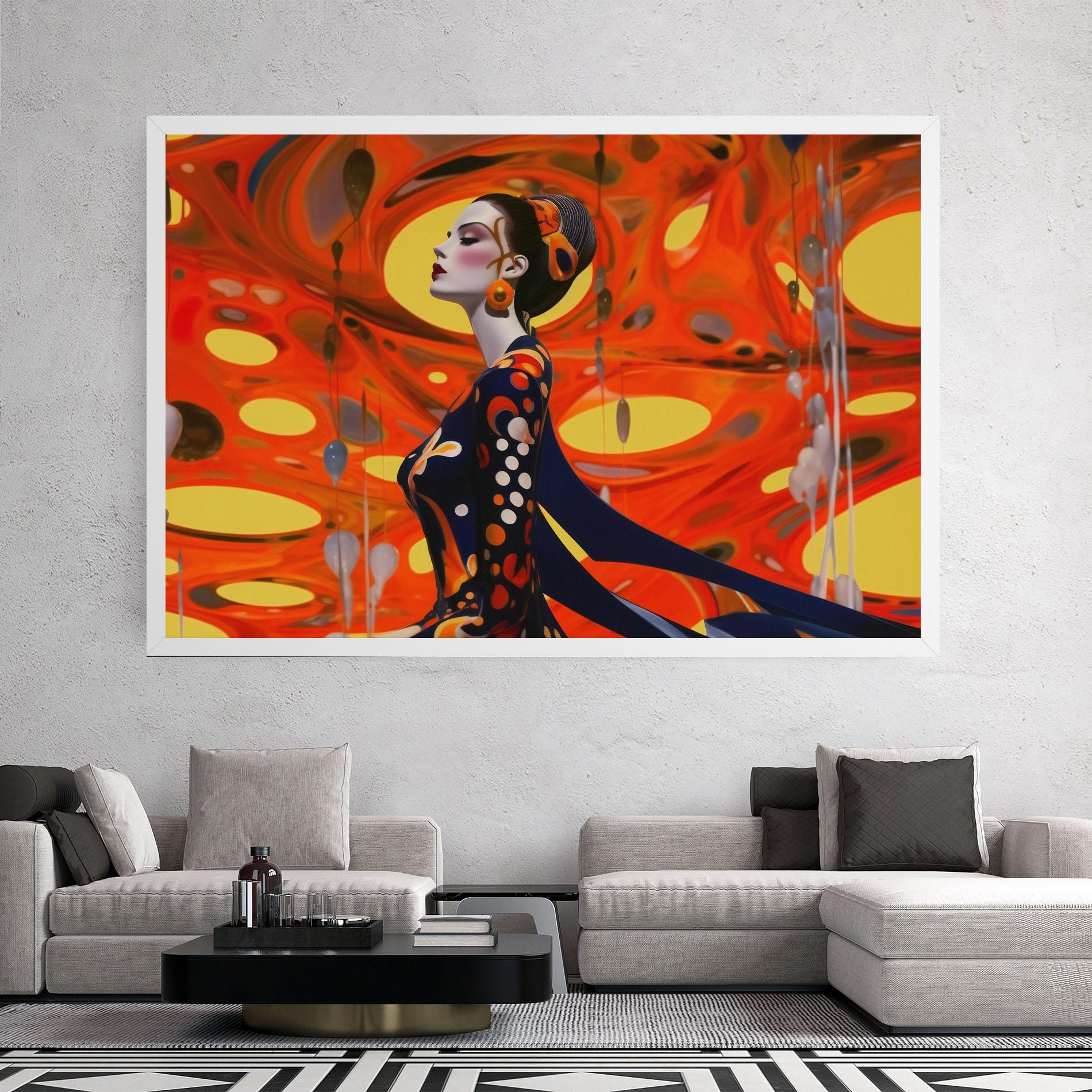 Tablou Canvas Big Orange Accesories mockup 2