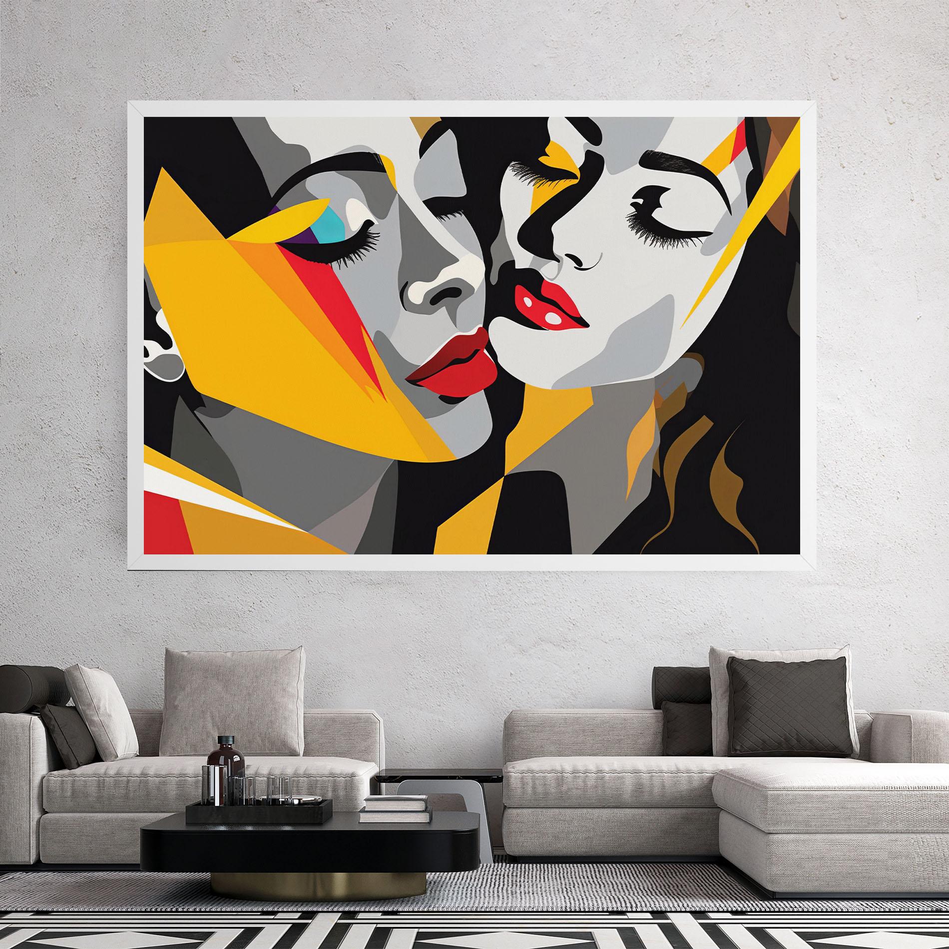 Tablou Canvas Dreamy Modern Female mockup 2