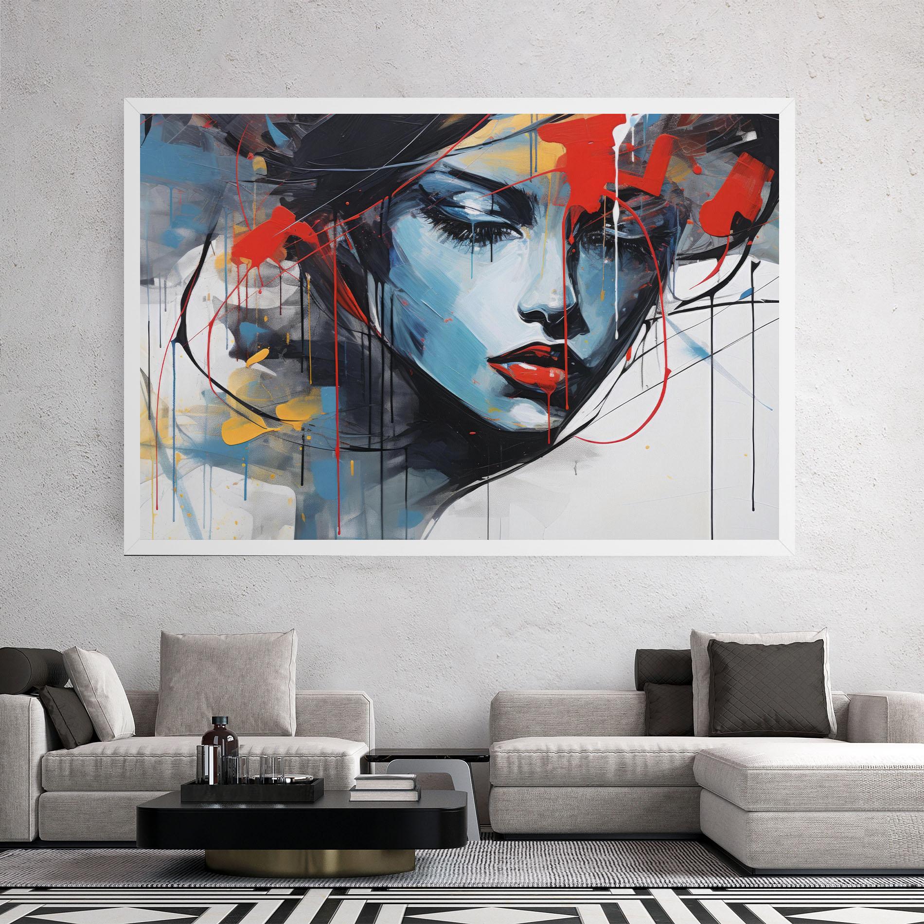 Tablou Canvas Edgy Woman mockup 2