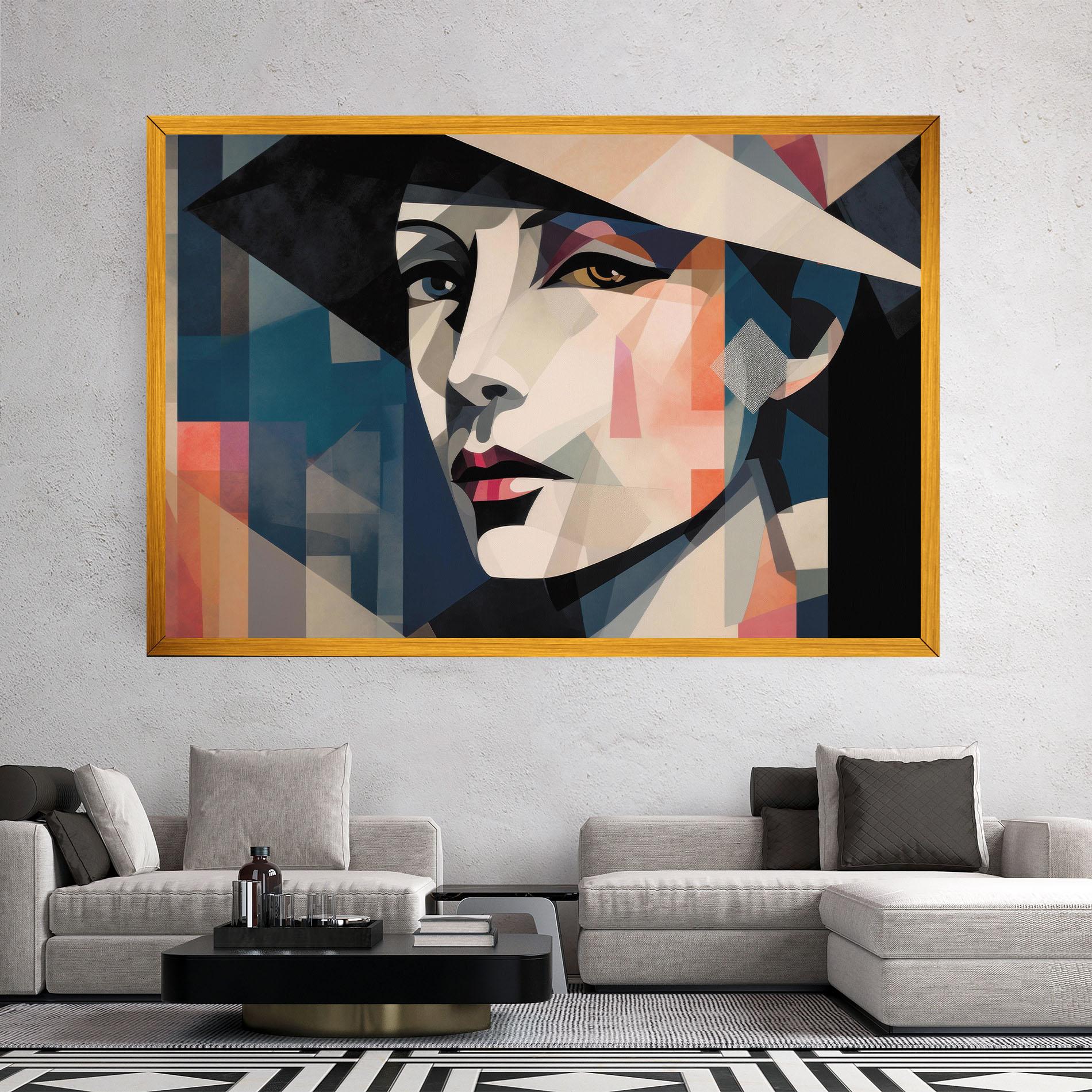 Tablou Canvas Chicago Portrait mockup 2