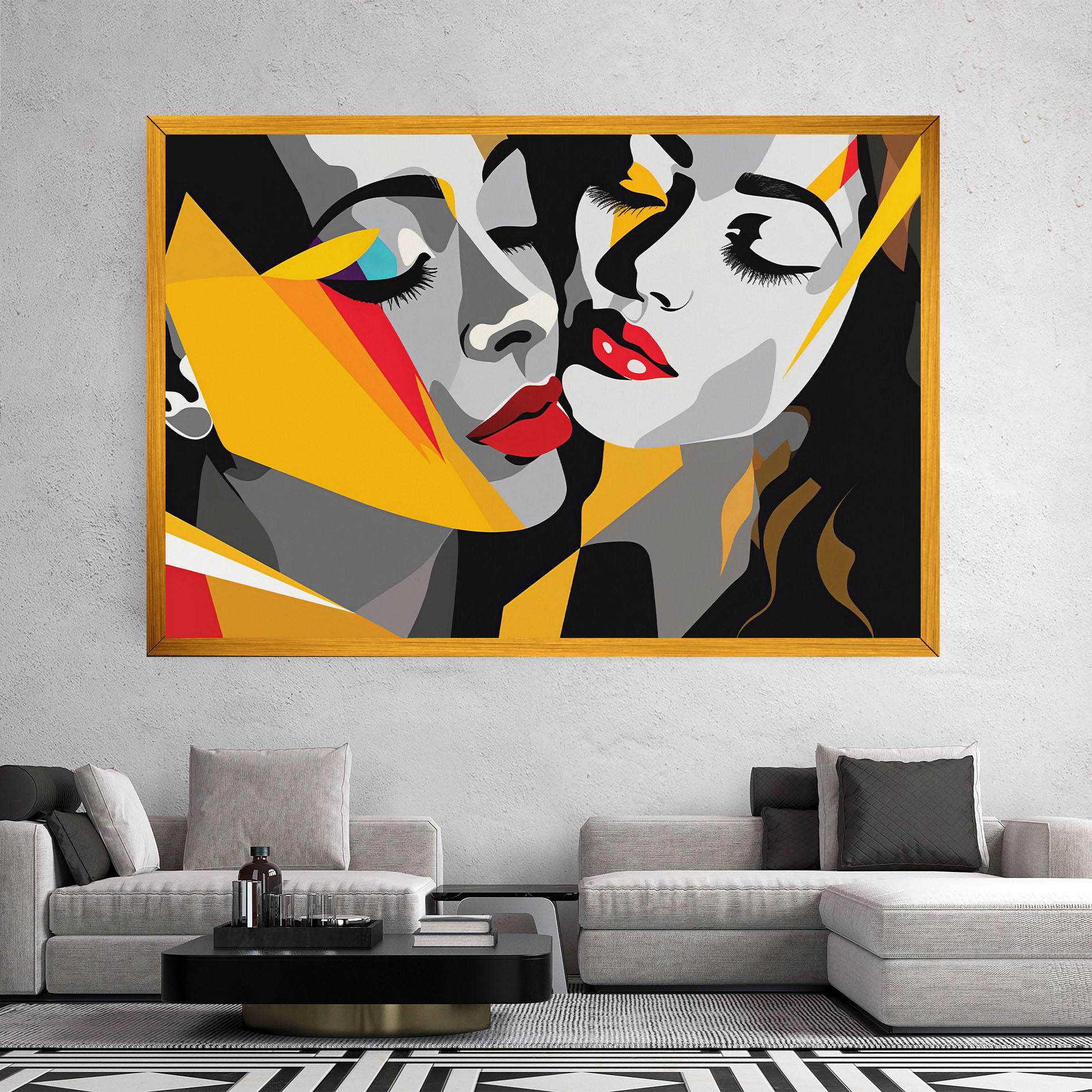 Tablou Canvas Dreamy Modern Female mockup 2