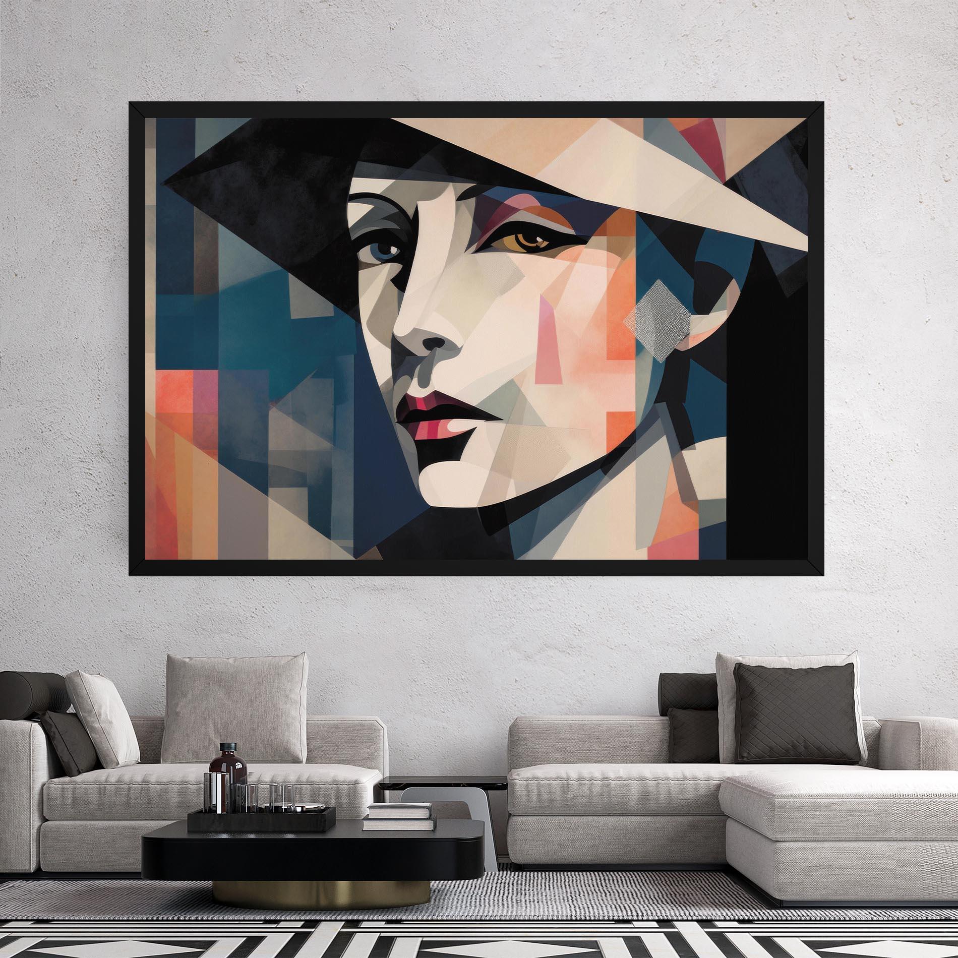 Tablou Canvas Chicago Portrait mockup 2