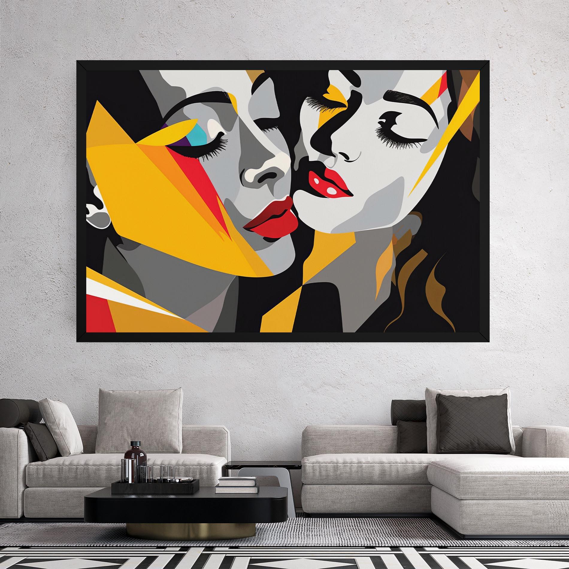 Tablou Canvas Dreamy Modern Female mockup 2