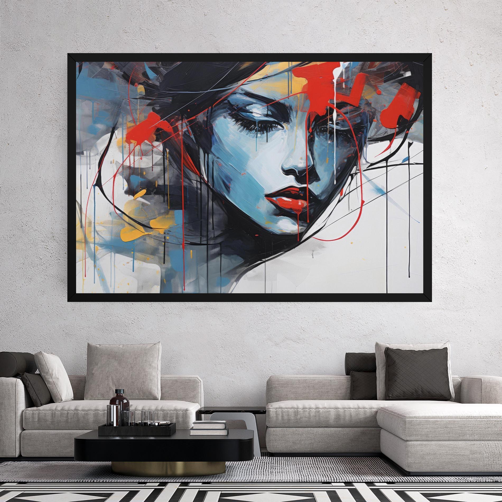 Tablou Canvas Edgy Woman mockup 2