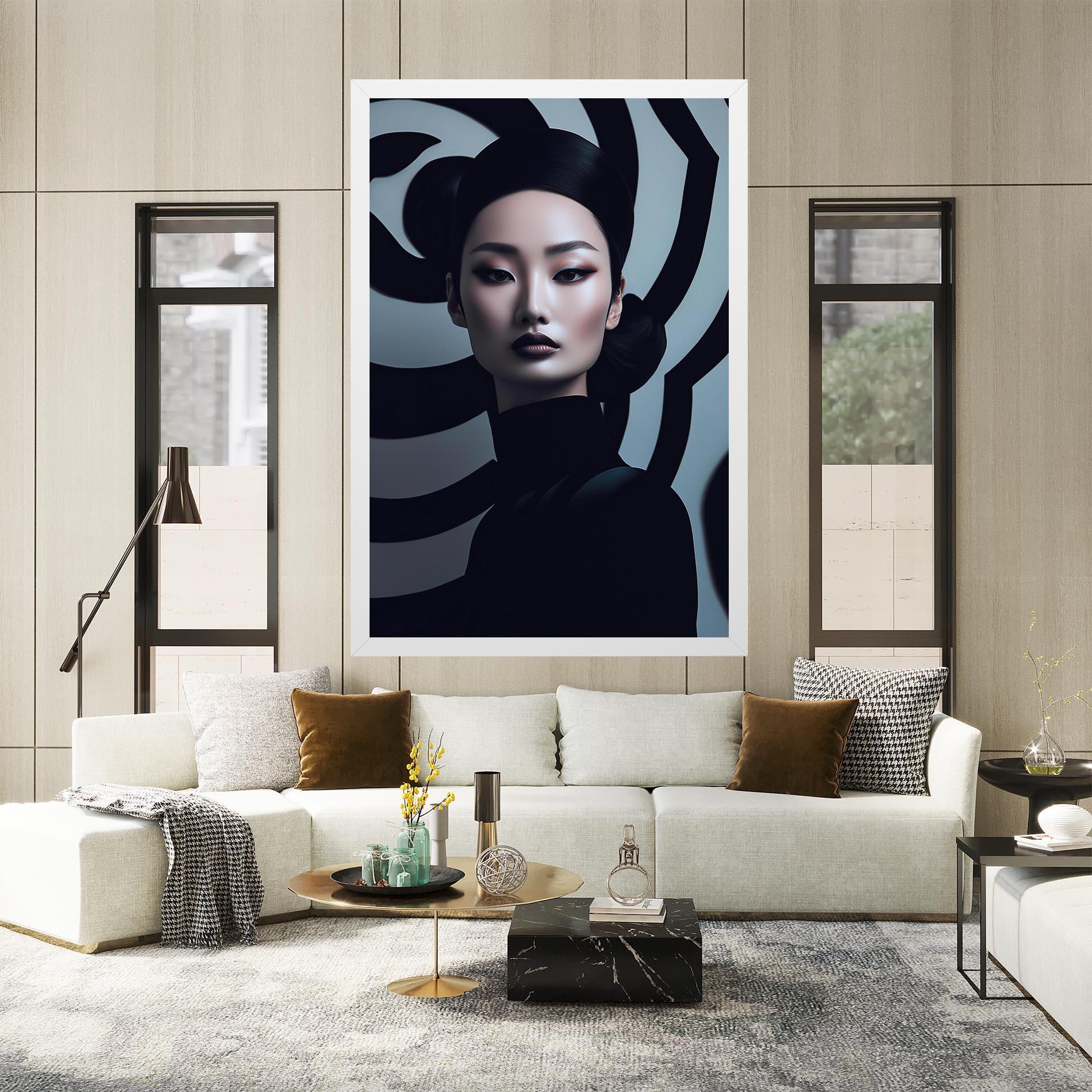 Tablou Canvas Asiatic Black Outfit mockup 2