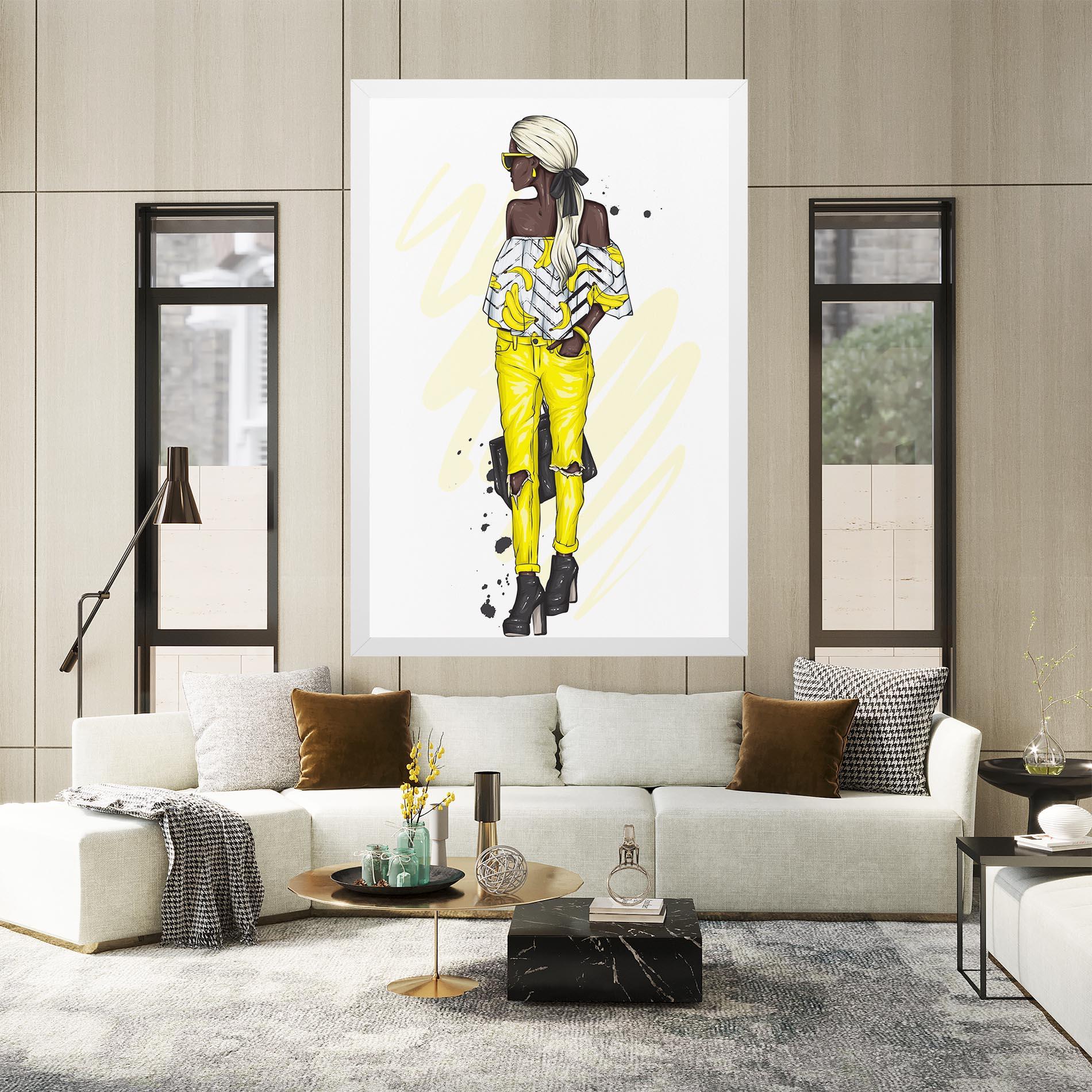 Tablou Canvas Banana Blouse mockup 2