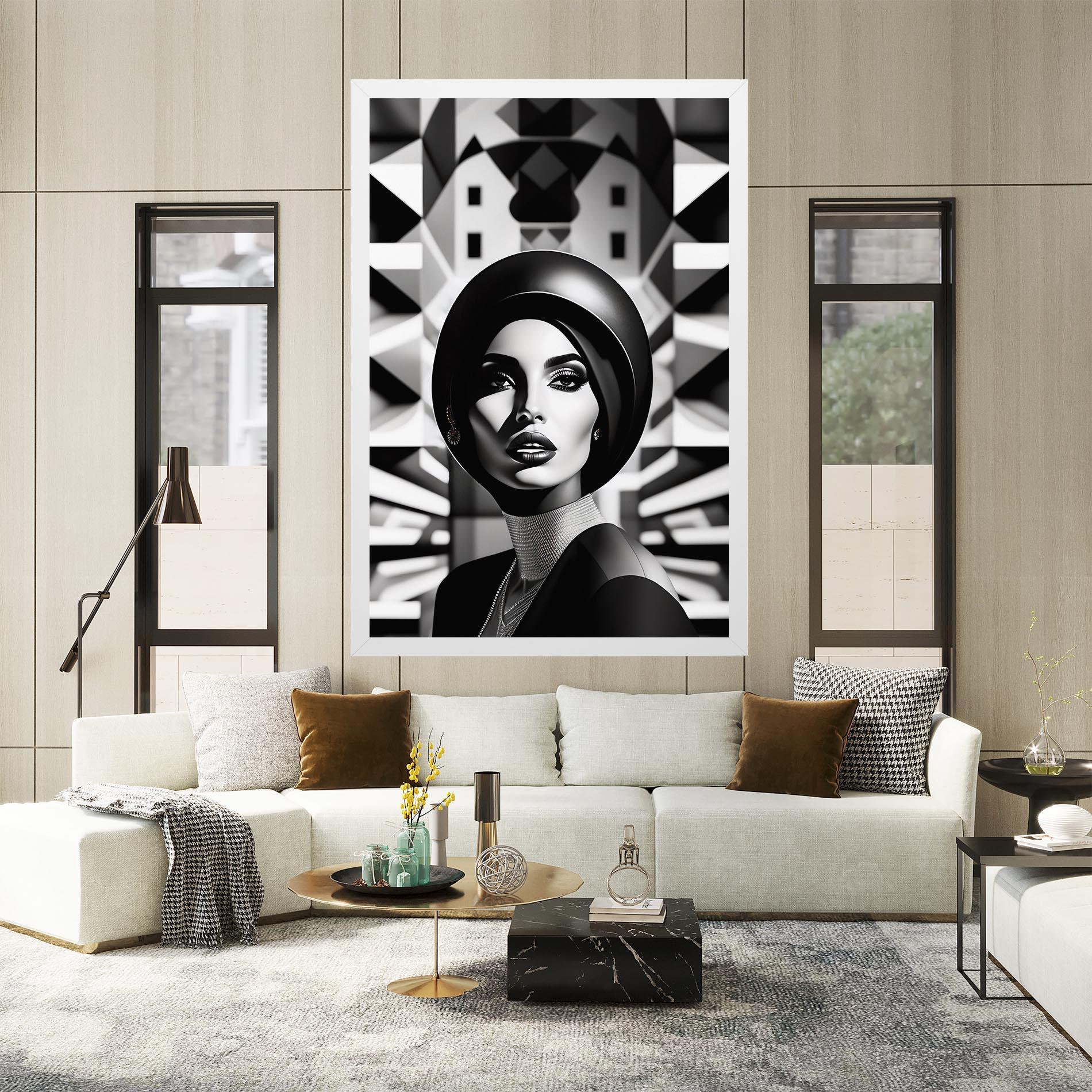 Tablou Canvas Big Black Hat mockup 2