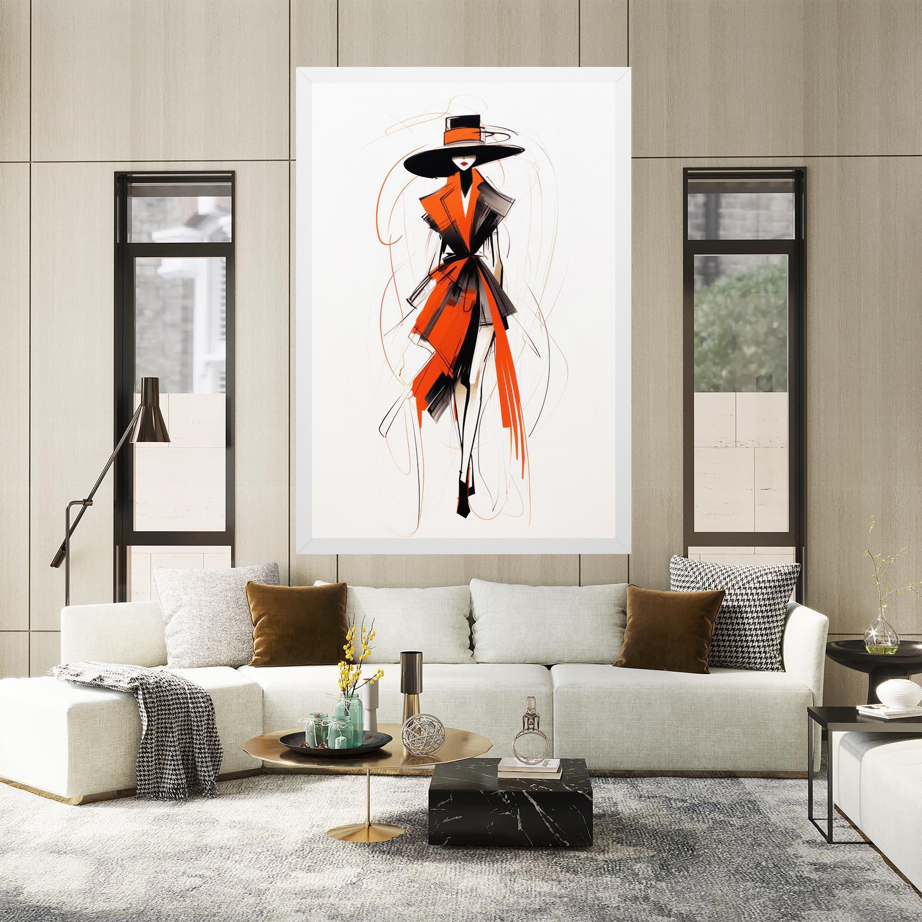 Tablou Canvas Handdrawn Doodle mockup 2