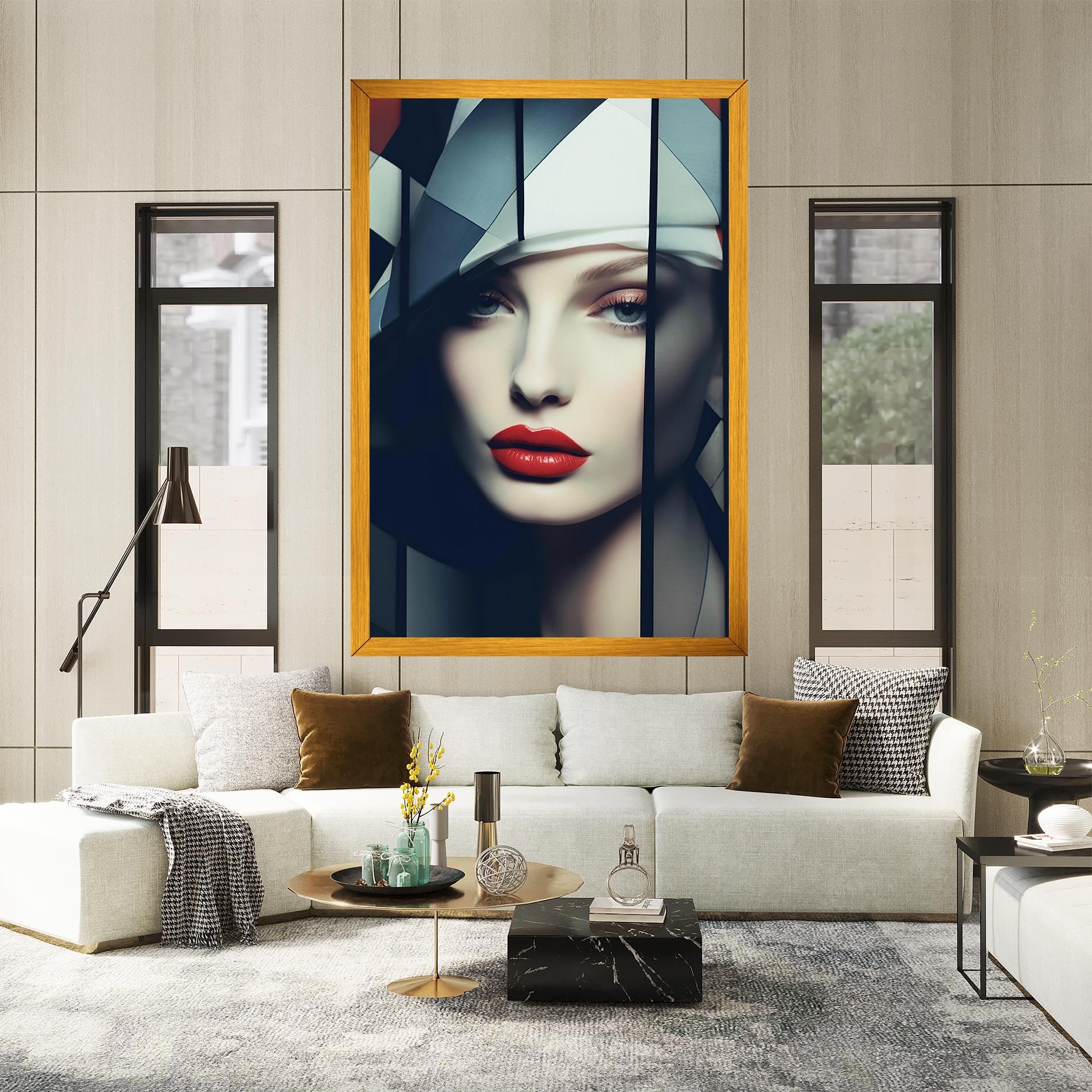 Big Juicy Lips Woman mockup 2