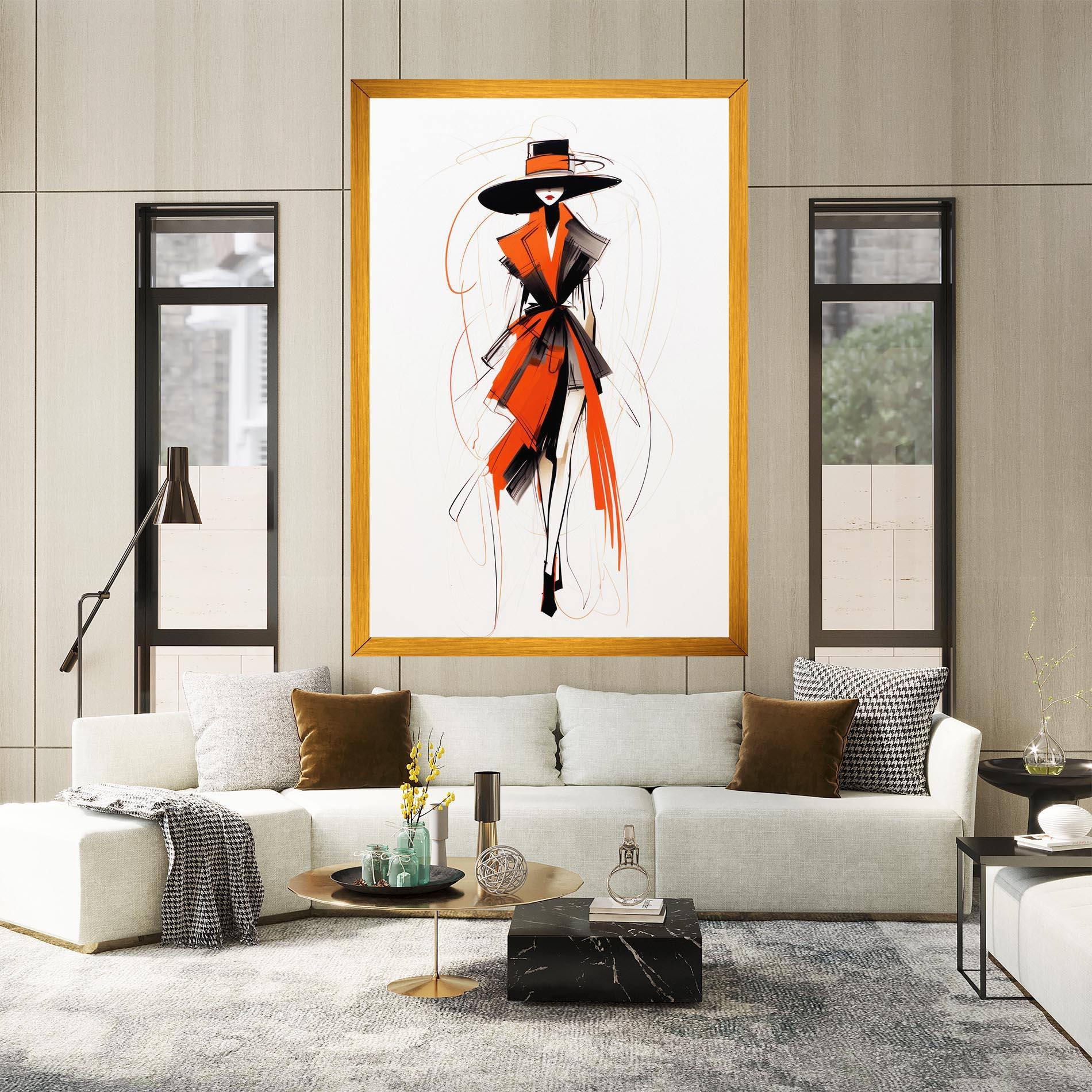 Tablou Canvas Handdrawn Doodle mockup 2