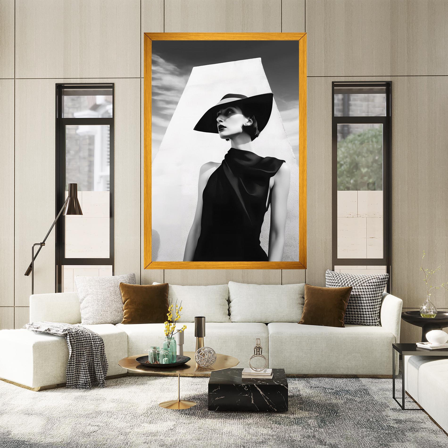 Tablou Canvas Modern Fashion Portrait mockup 2