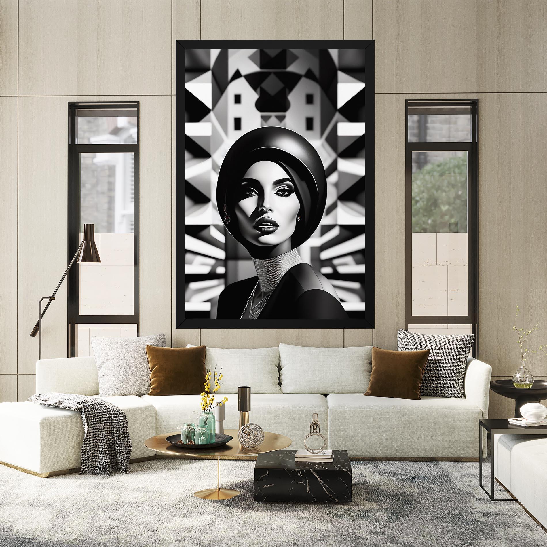 Tablou Canvas Big Black Hat mockup 2