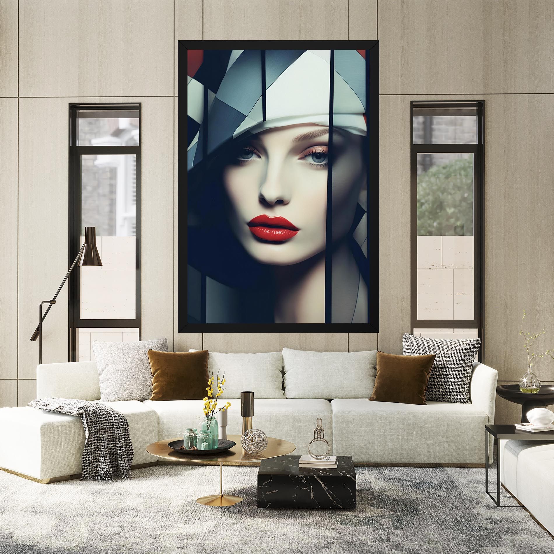 Big Juicy Lips Woman mockup 2