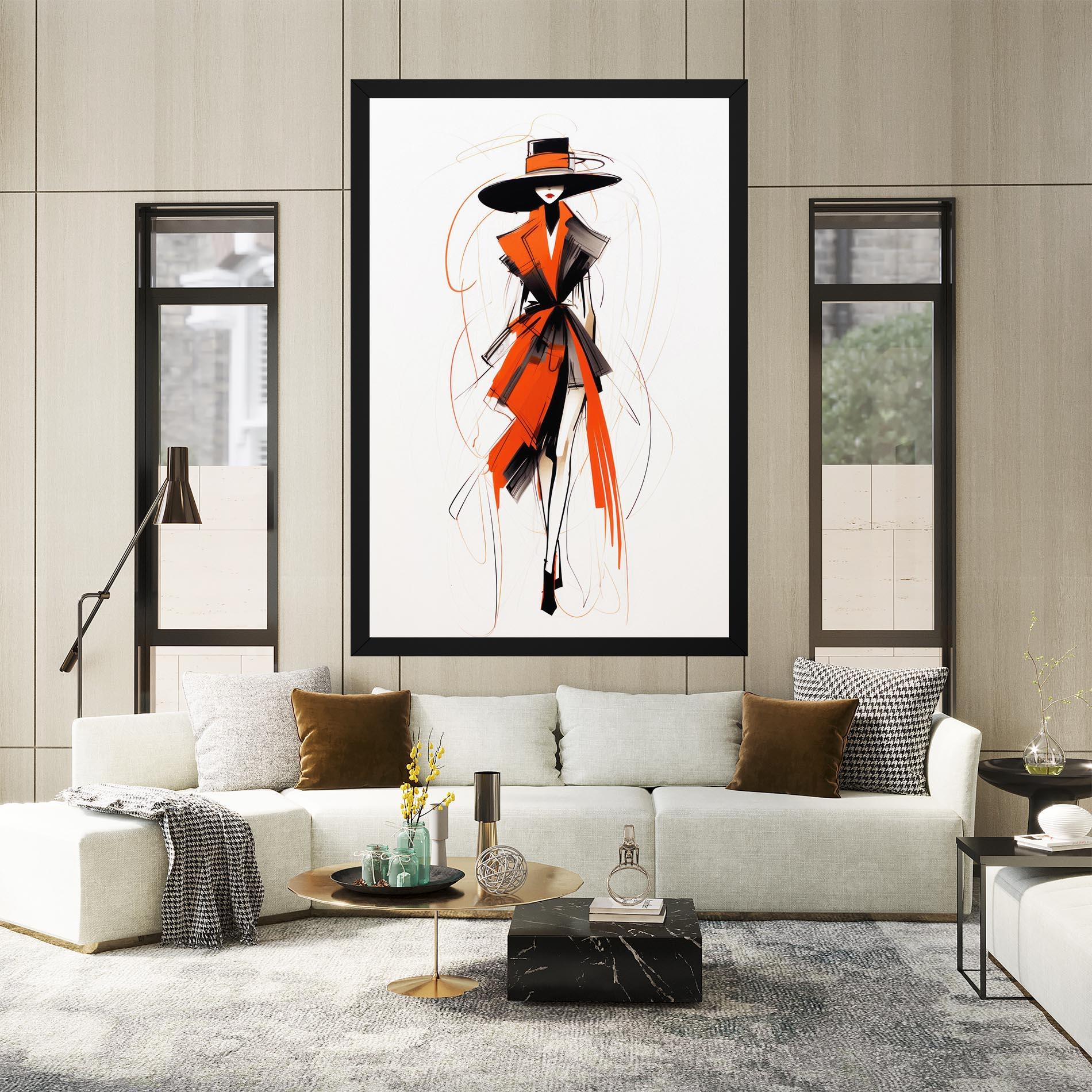 Tablou Canvas Handdrawn Doodle mockup 2