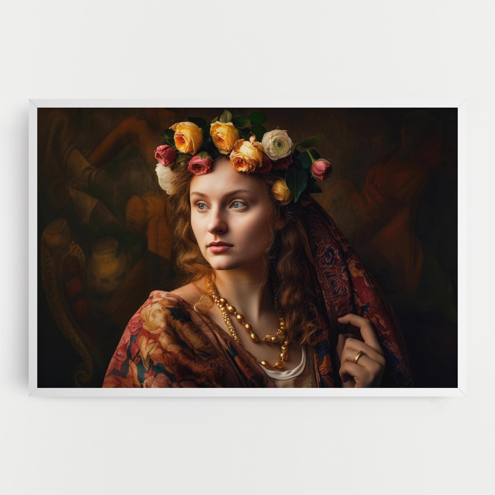 Tablou Canvas Renaissance Woman mockup 0