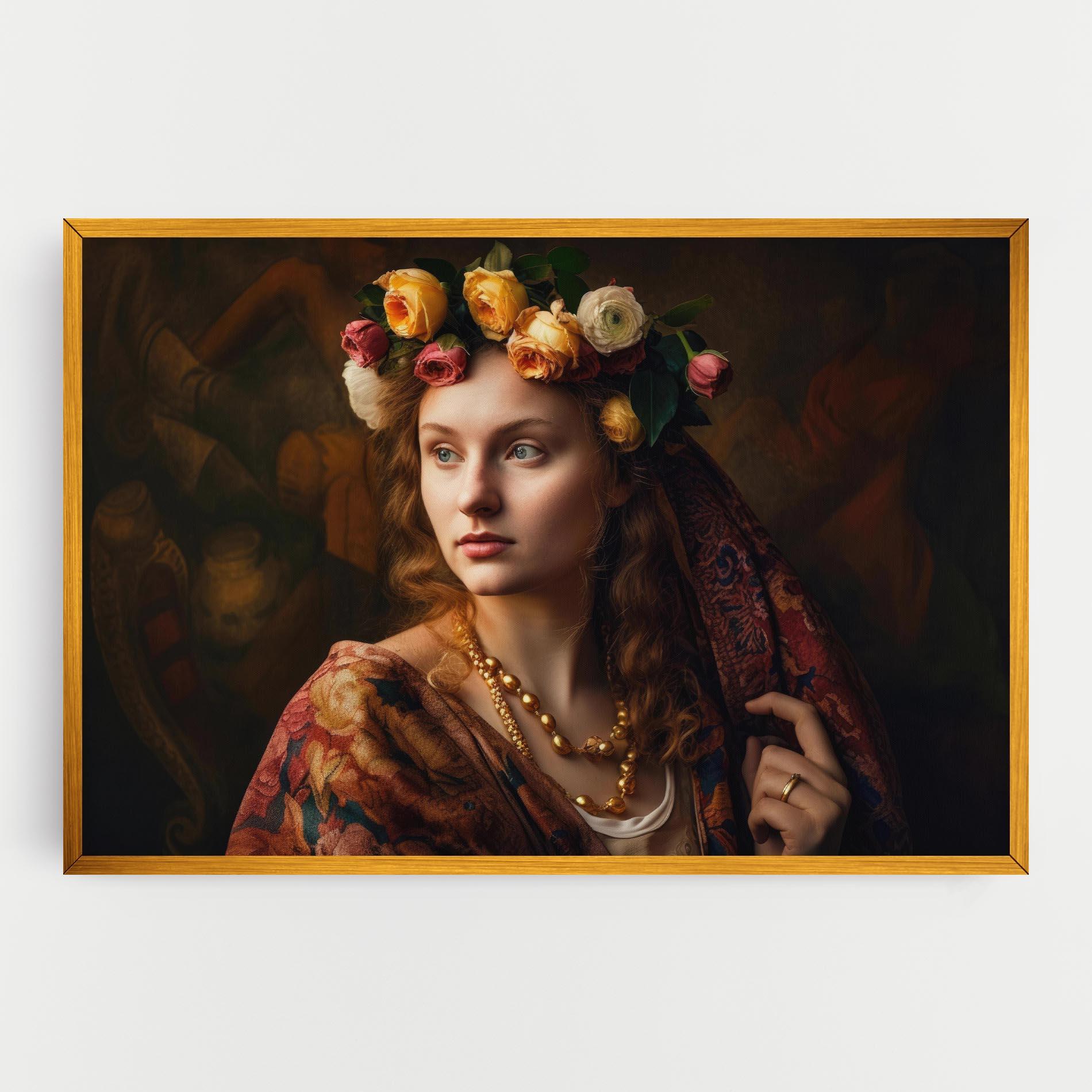 Tablou Canvas Renaissance Woman mockup 0