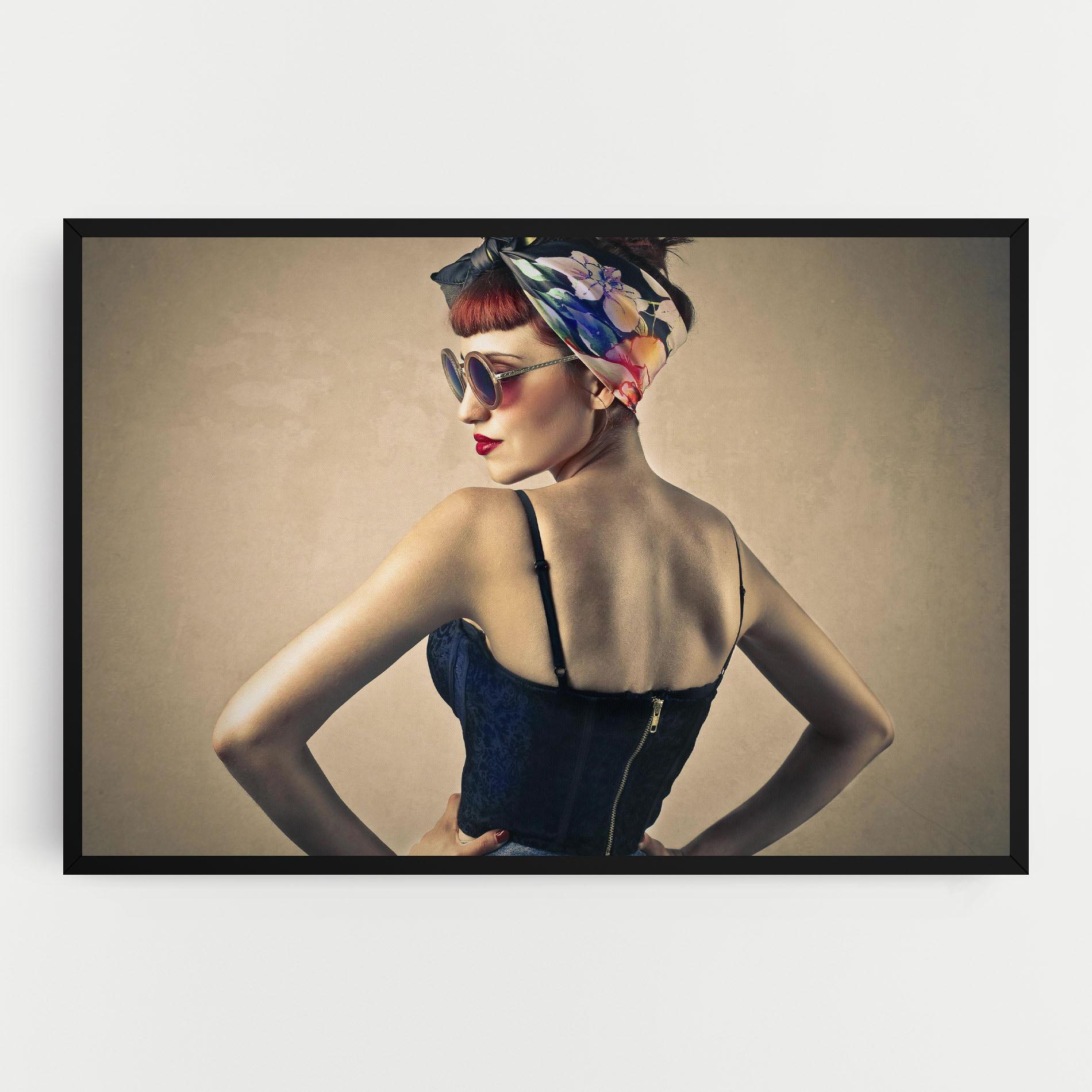 Tablou Canvas Pin Up Girl mockup 0