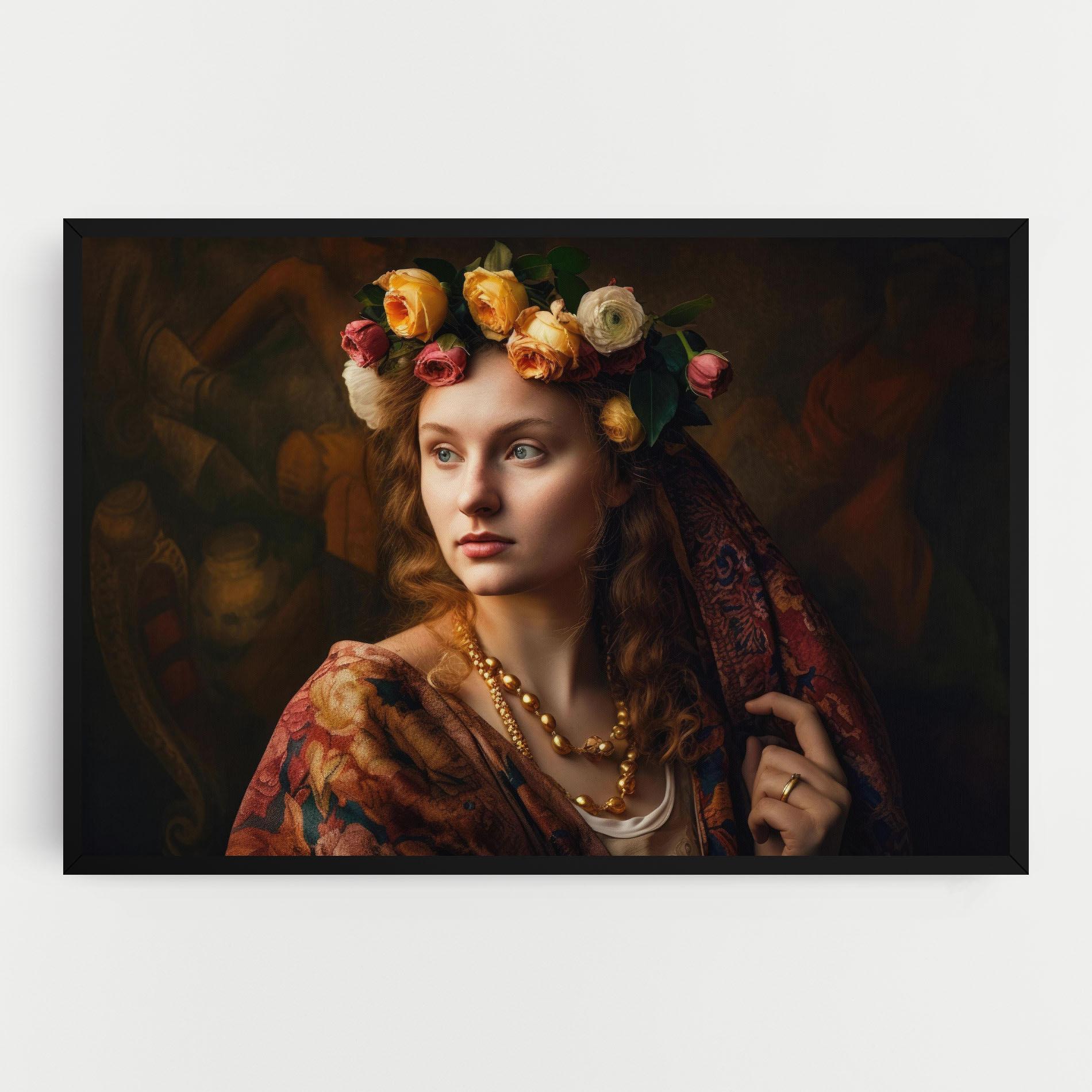 Tablou Canvas Renaissance Woman mockup 0
