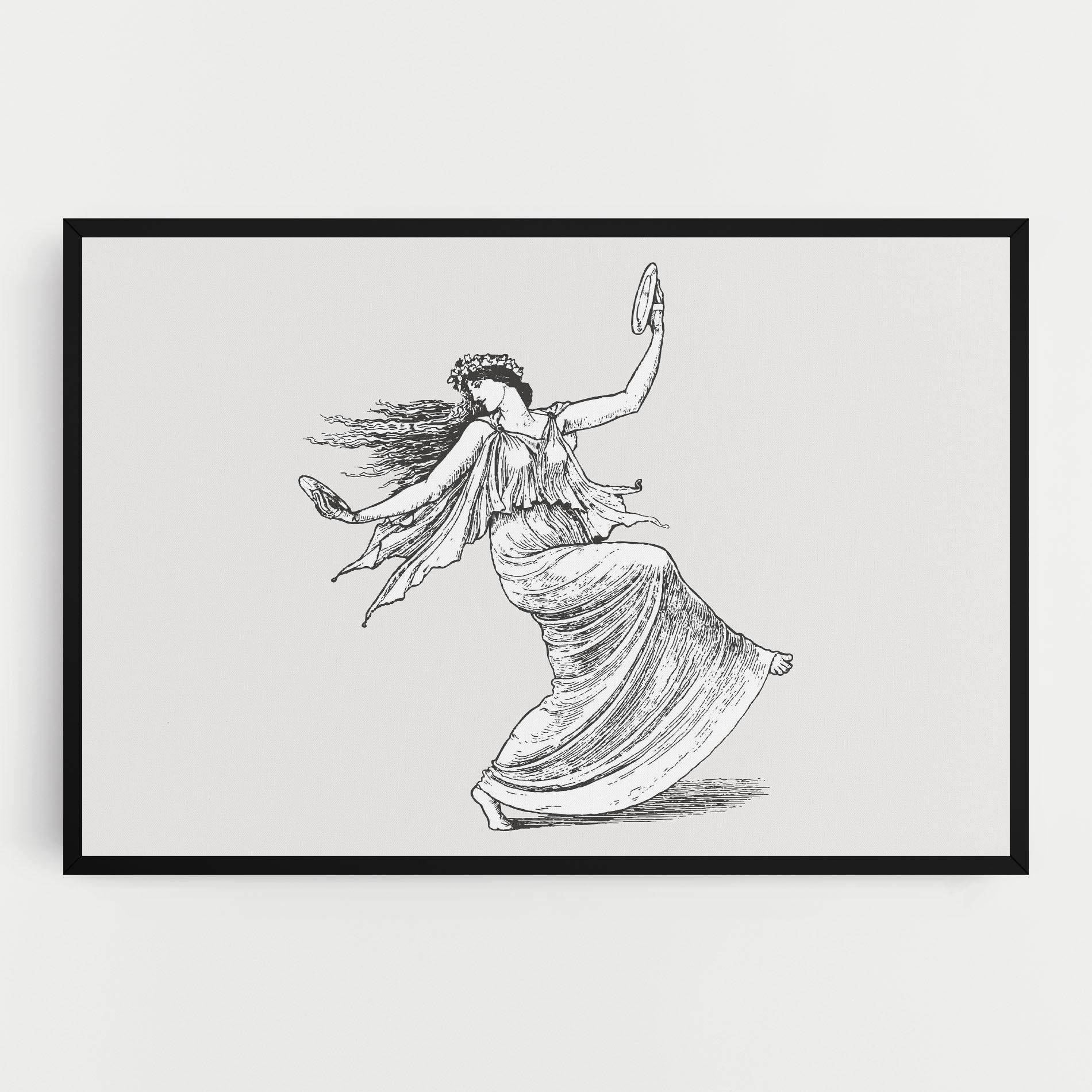 Tablou Canvas Vintage Dance mockup 0