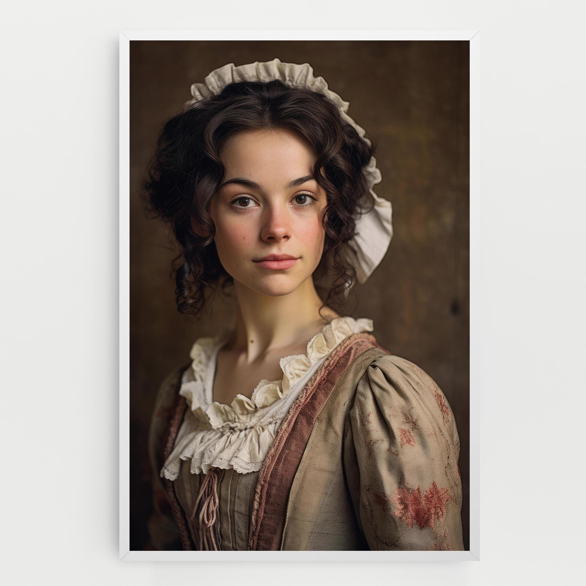 Tablou Canvas Light Green Dress mockup 0