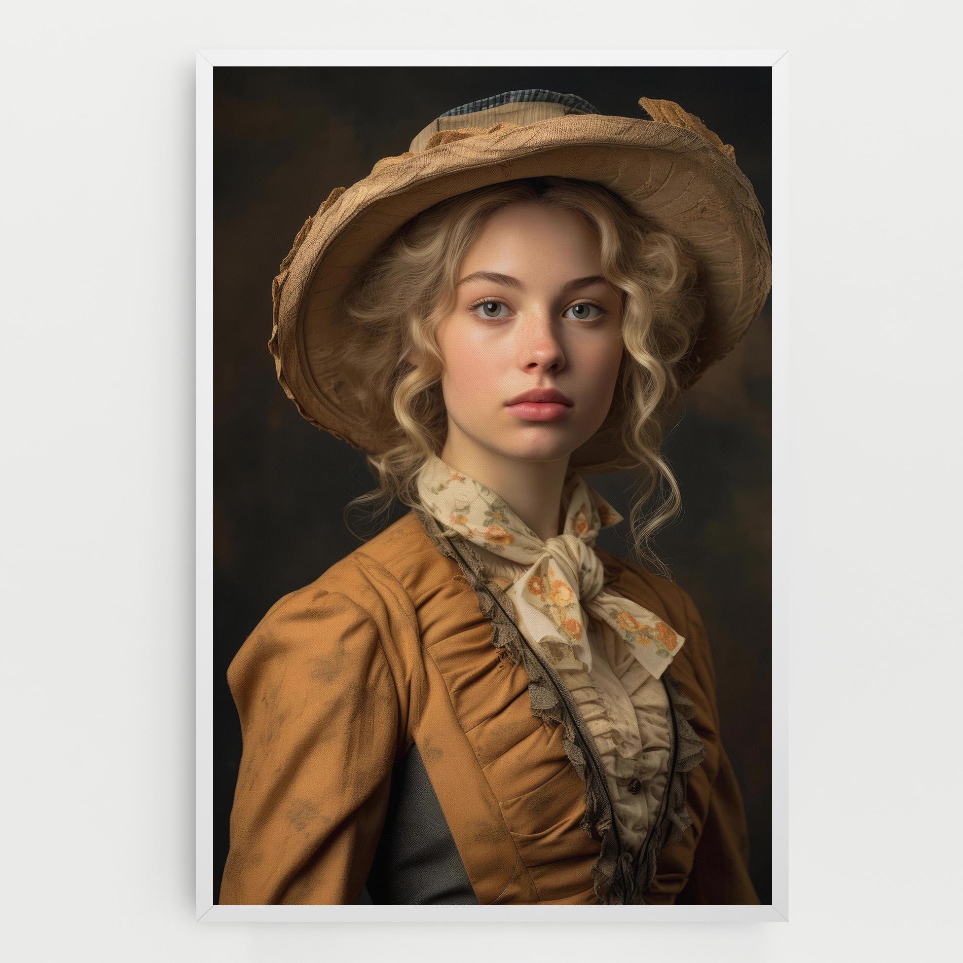 Tablou Canvas Pretty Vintage Blonde mockup 0