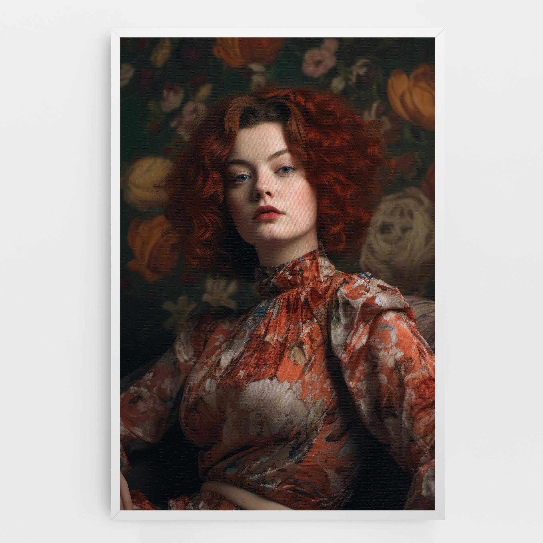 Tablou Canvas Red Vintage Hair mockup 0