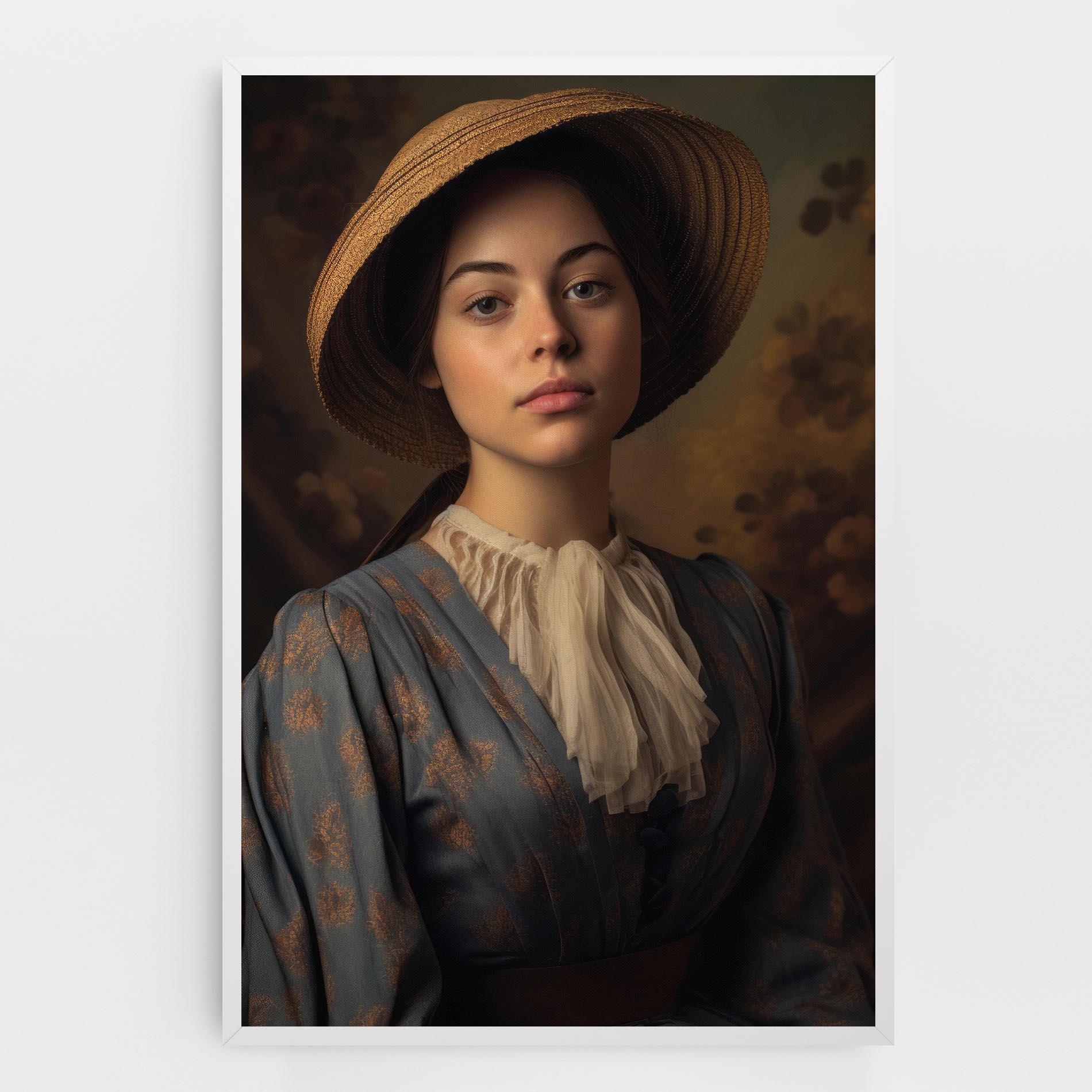 Tablou Canvas Vintage Blue Dress mockup 0