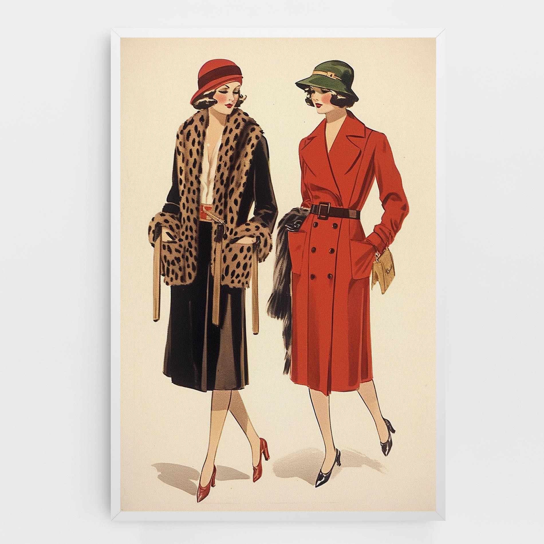 Tablou Canvas Vintage Side By Side mockup 0