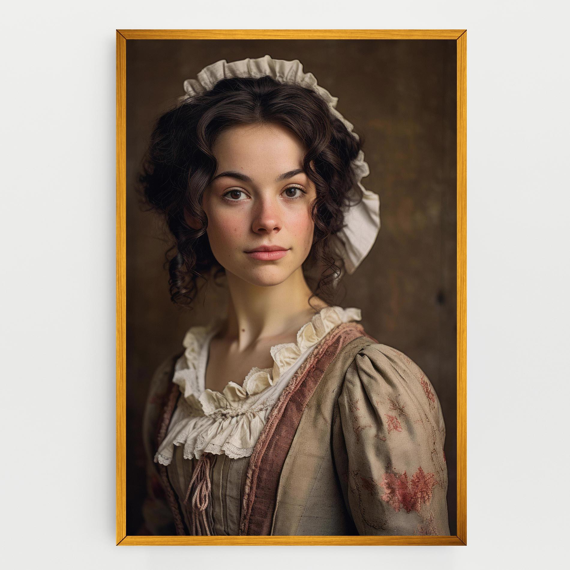 Tablou Canvas Light Green Dress mockup 0