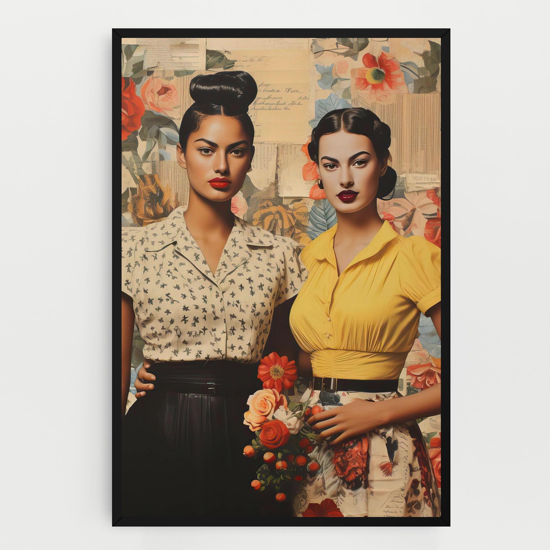 Tablou Canvas Friendship Vintage Power mockup 0