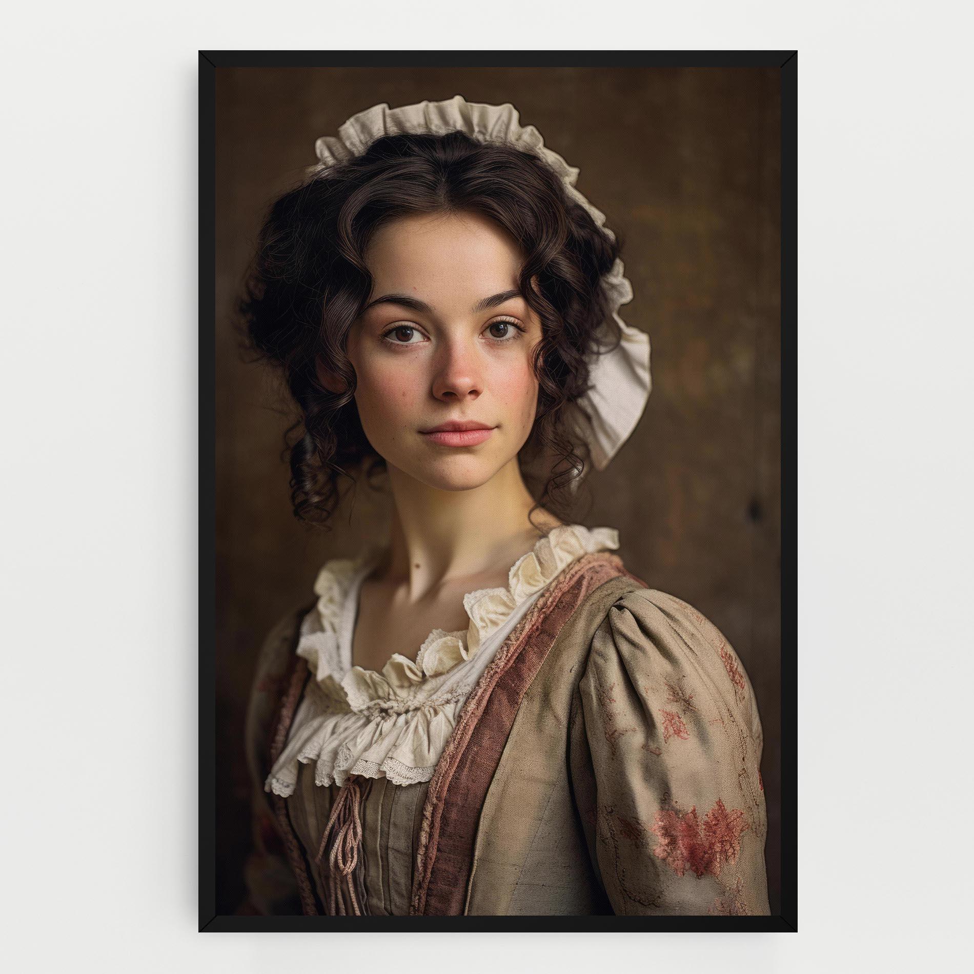 Tablou Canvas Light Green Dress mockup 0